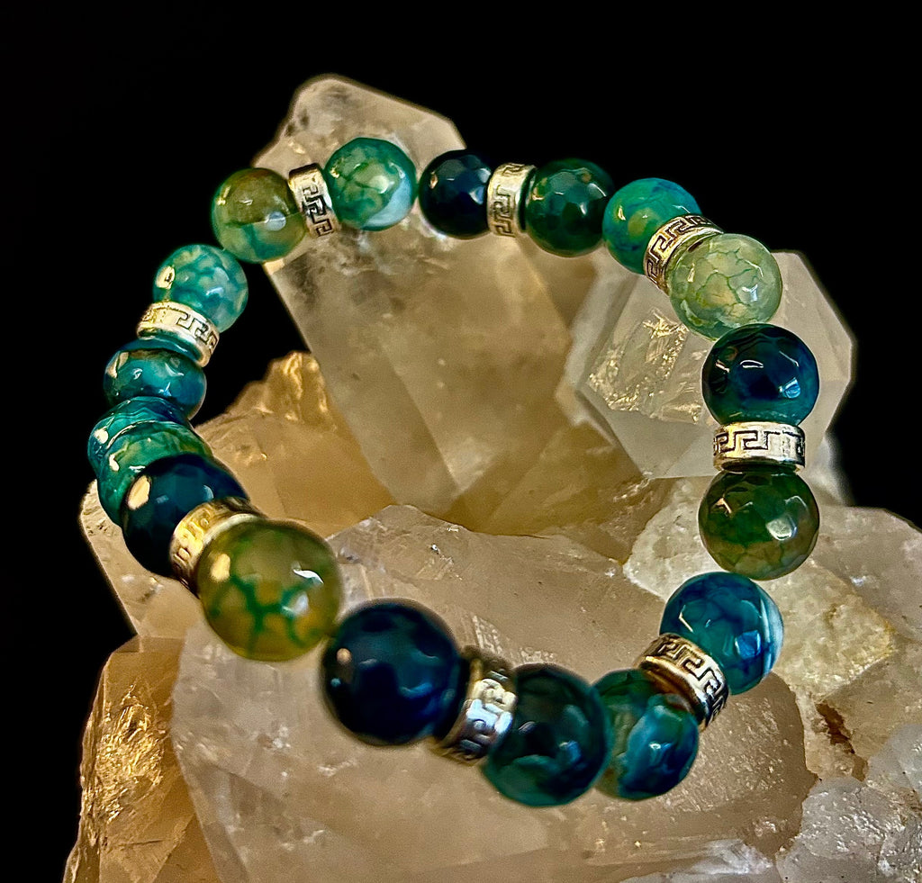 Corazón Collection Bohemian Mixed Metal Stretch Bracelet