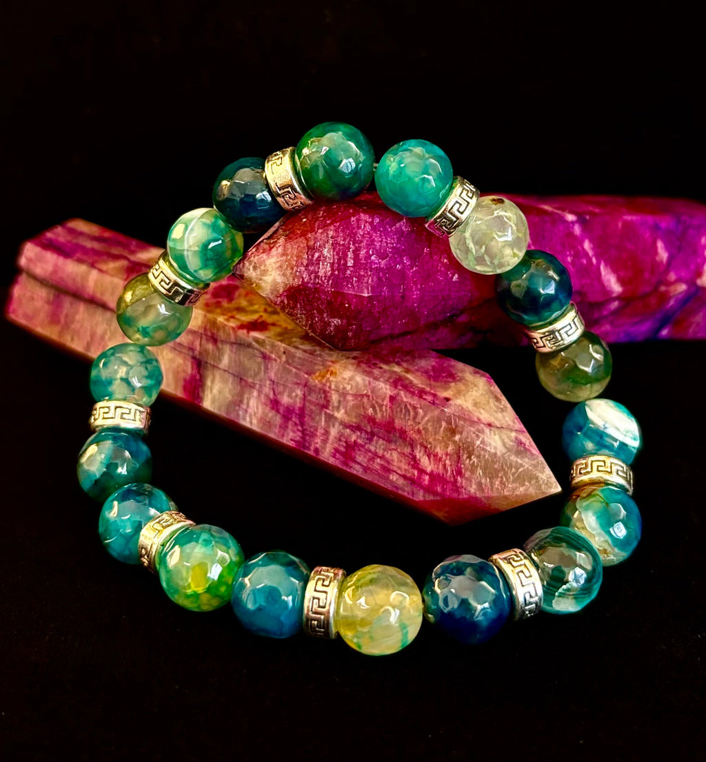 Corazón Collection Bohemian Mixed Metal Stretch Bracelet