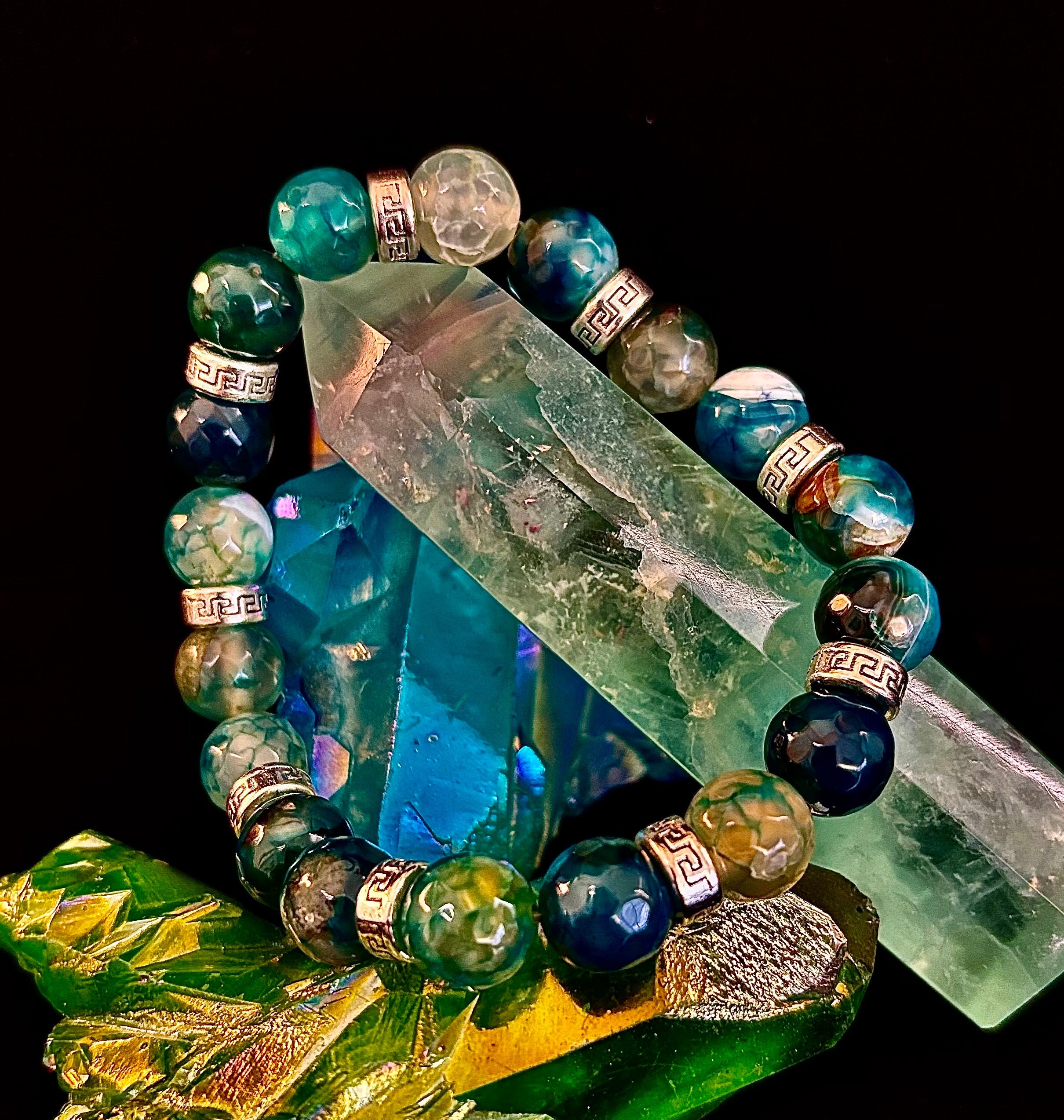 Corazón Collection Bohemian Mixed Metal Stretch Bracelet