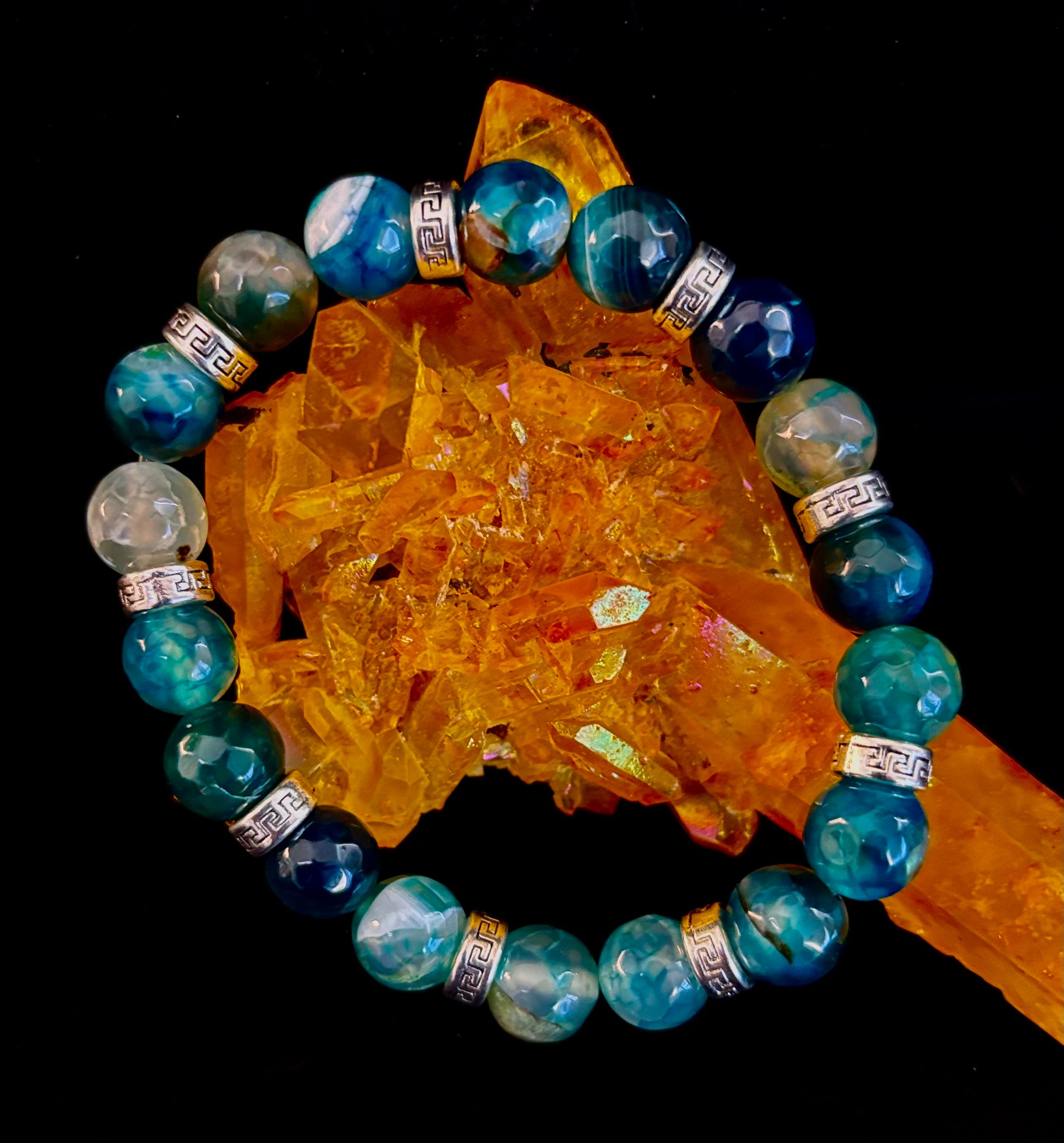 Corazón Collection Bohemian Mixed Metal Stretch Bracelet