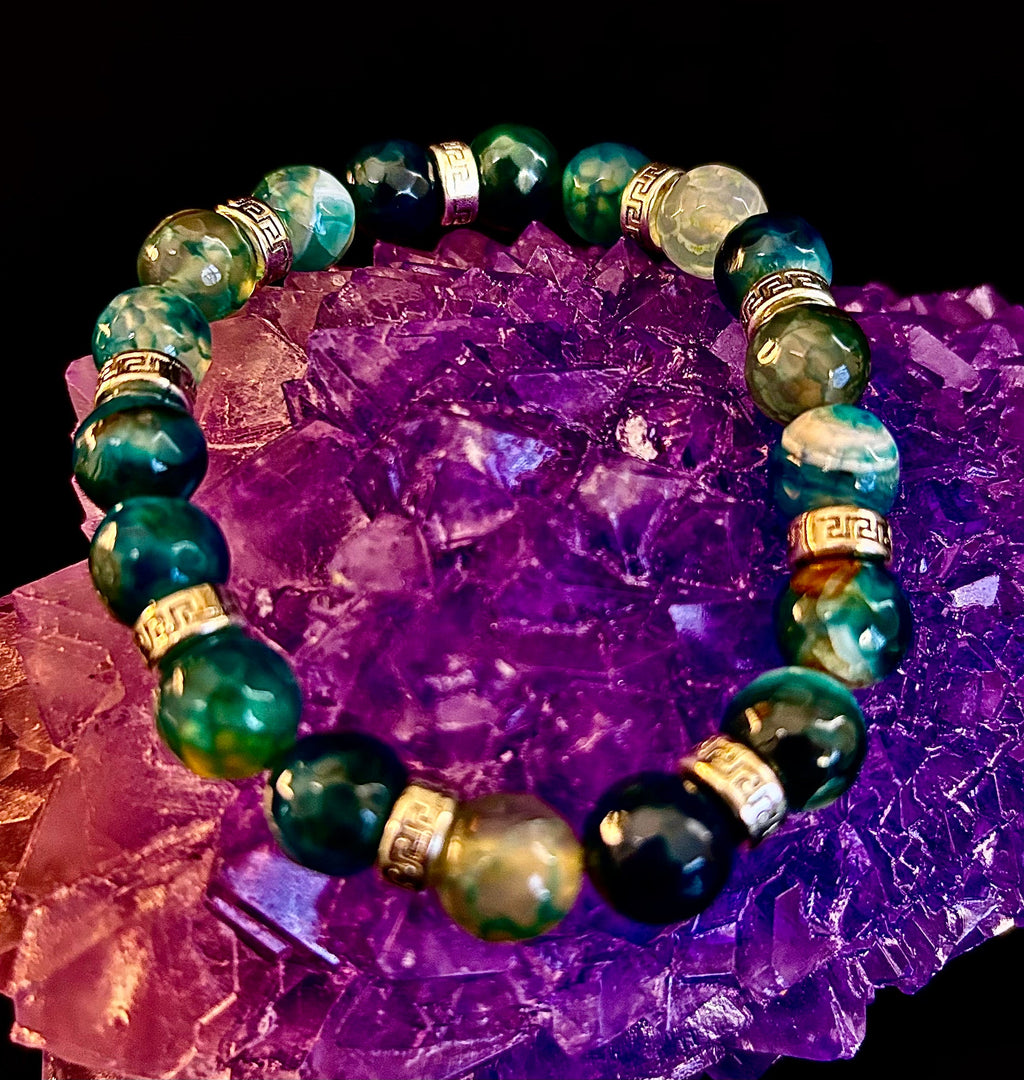 Corazón Collection Bohemian Mixed Metal Stretch Bracelet