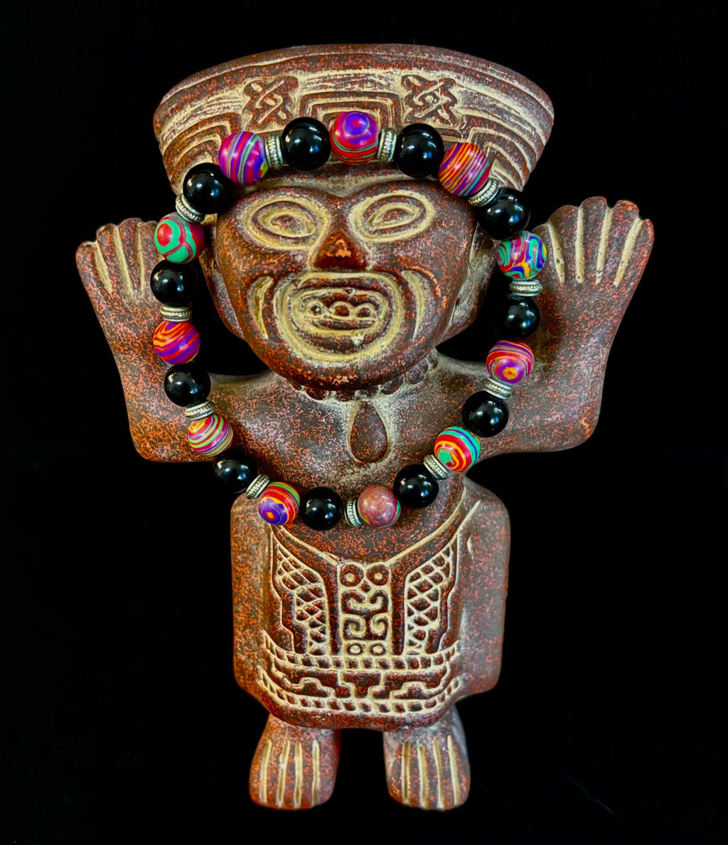 Corazón Collection Bohemian Mixed Metal Stretch Bracelet