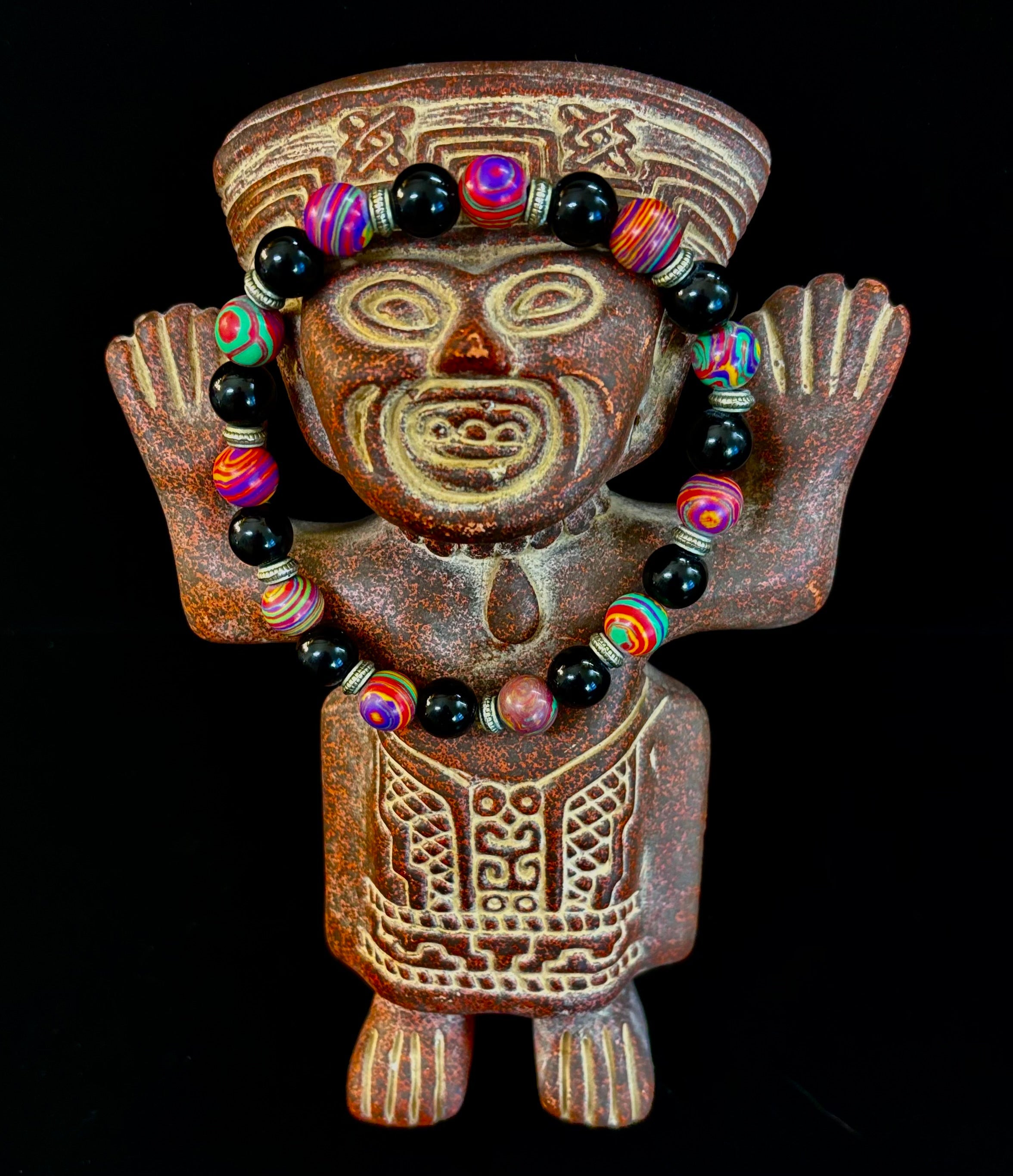 Corazón Collection Bohemian Mixed Metal Stretch Bracelet