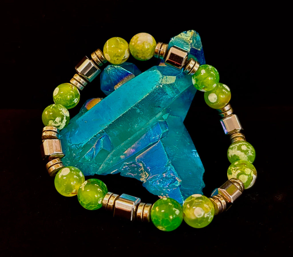 Corazón Collection Bohemian Mixed Metal Stretch Bracelet