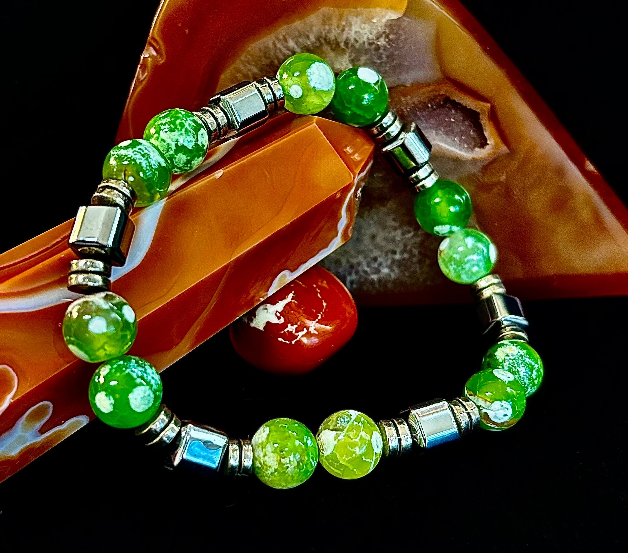 Corazón Collection Bohemian Mixed Metal Stretch Bracelet