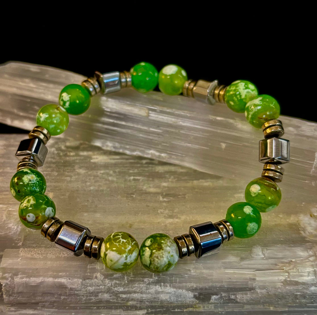 Corazón Collection Bohemian Mixed Metal Stretch Bracelet