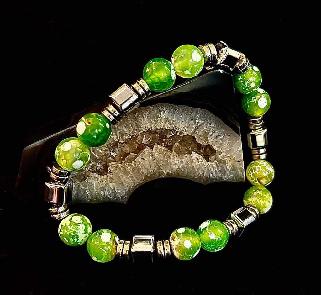 Corazón Collection Bohemian Mixed Metal Stretch Bracelet