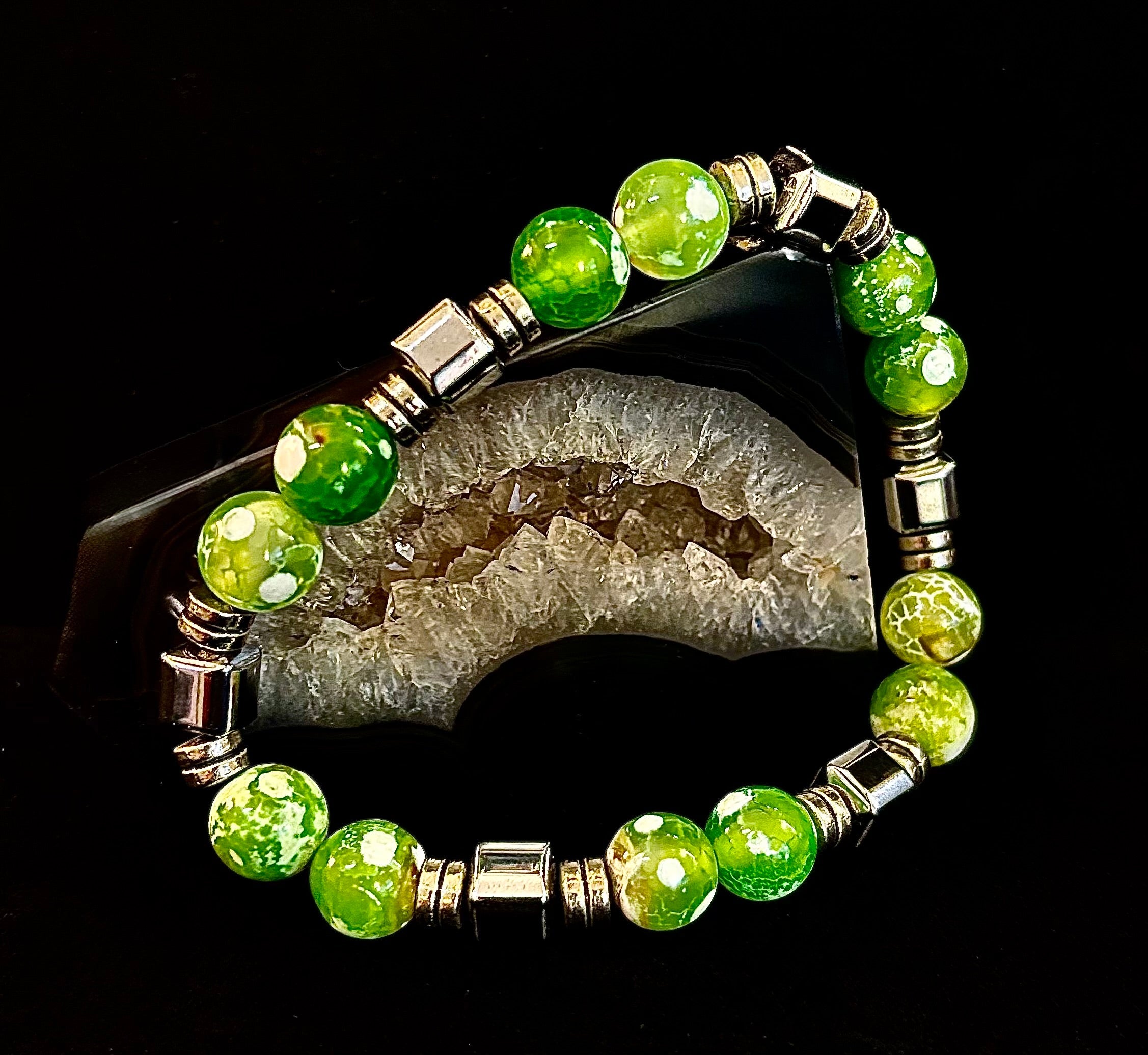 Corazón Collection Bohemian Mixed Metal Stretch Bracelet