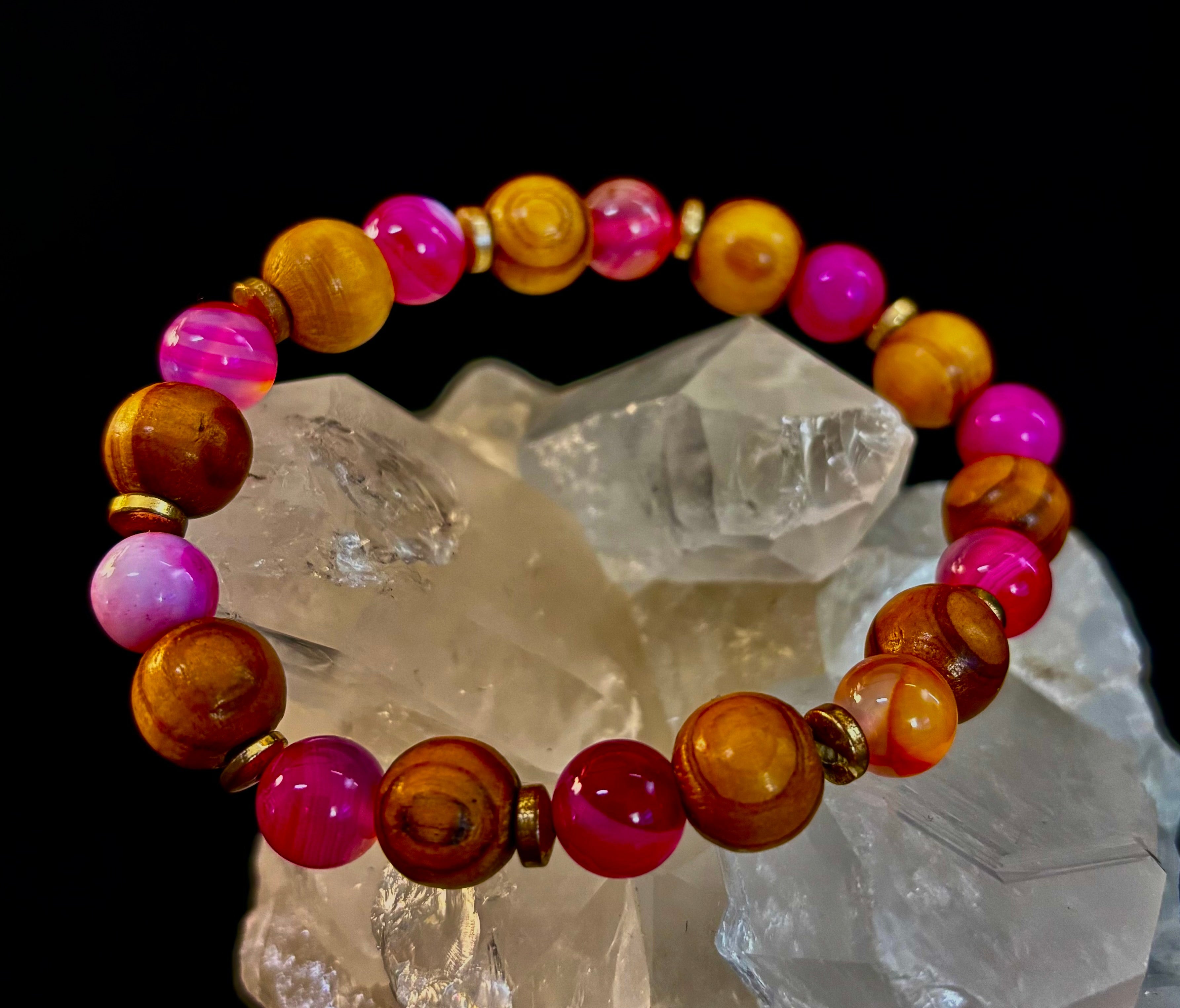 Corazón Collection Bohemian Mixed Metal Stretch Bracelet