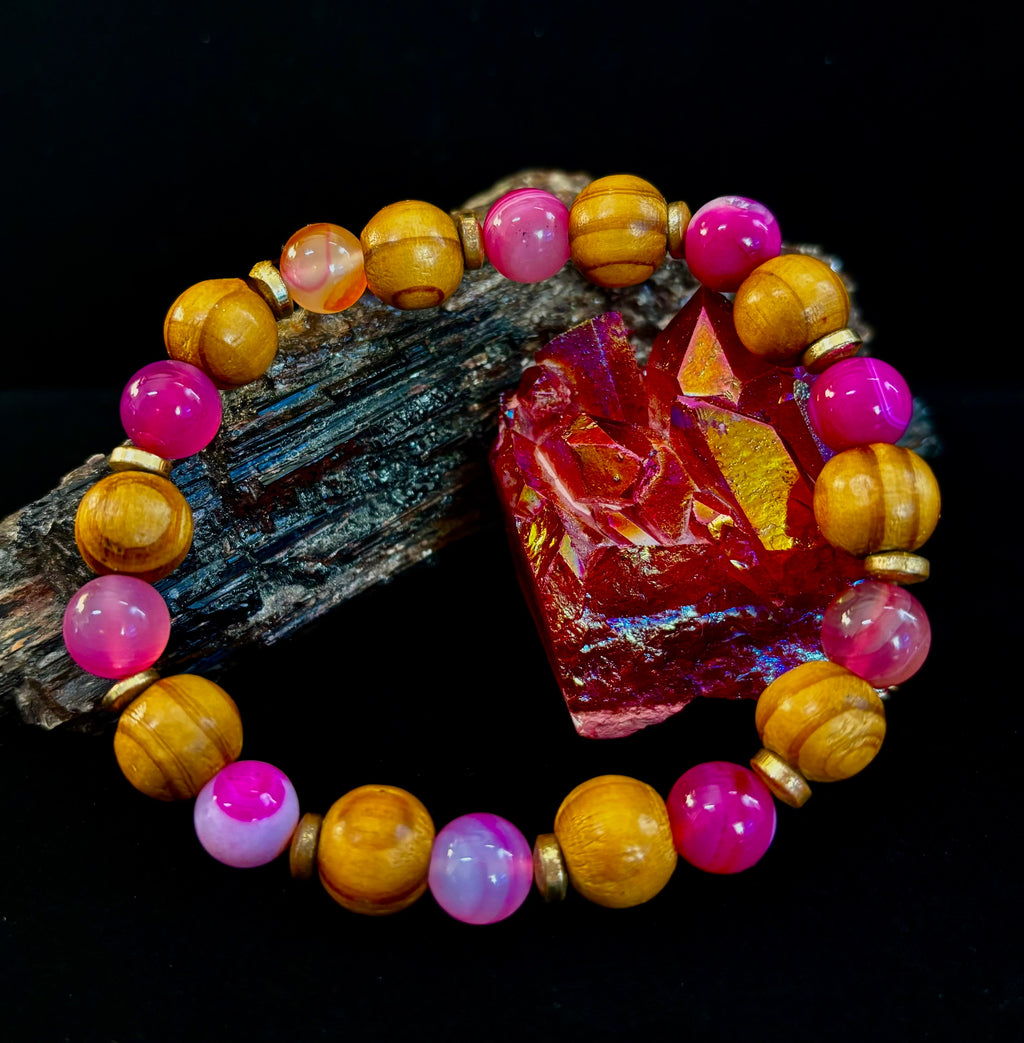 Corazón Collection Bohemian Mixed Metal Stretch Bracelet