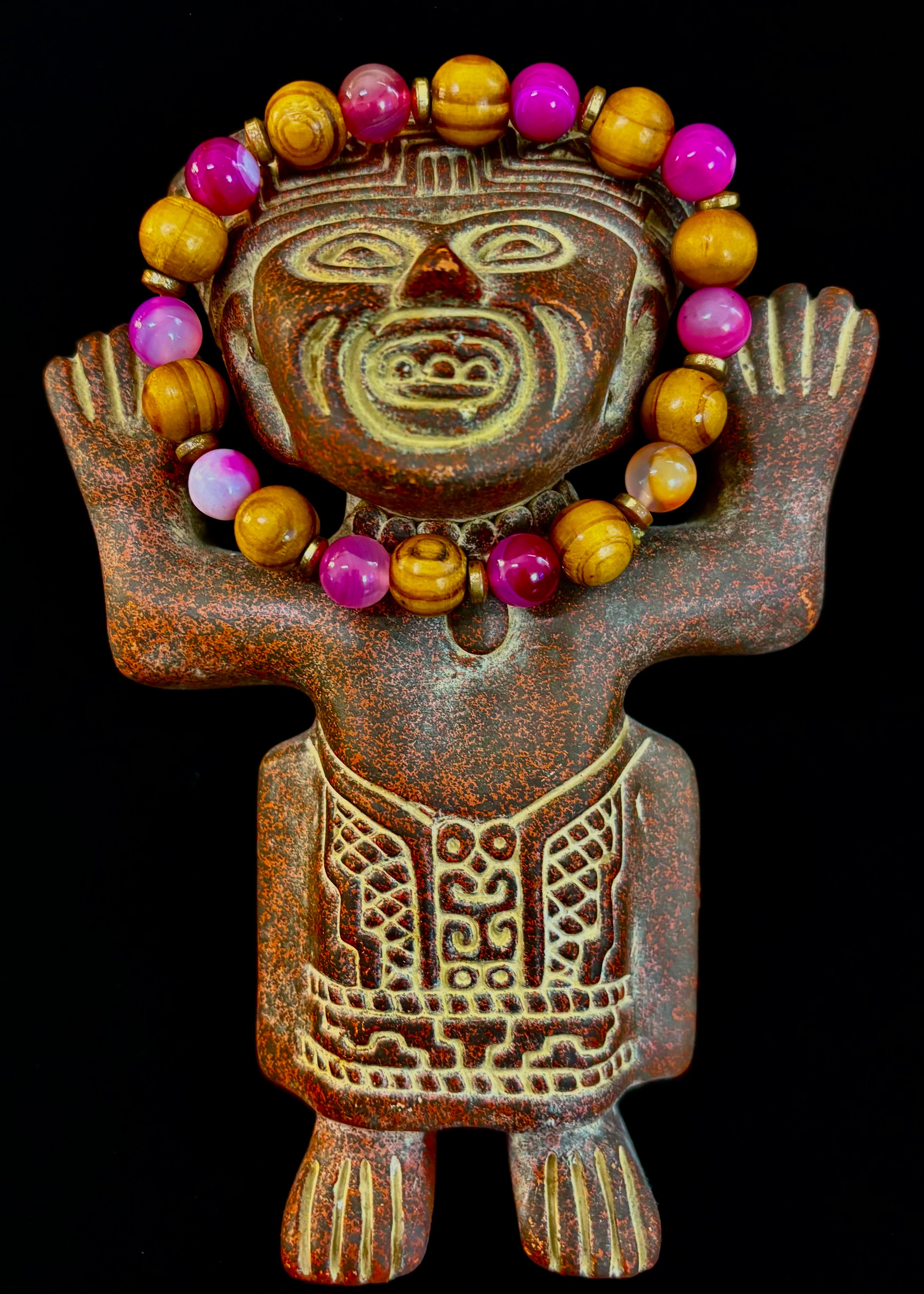 Corazón Collection Bohemian Mixed Metal Stretch Bracelet