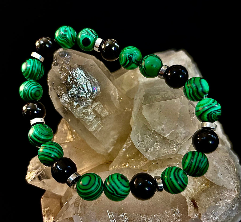 Corazón Collection Bohemian Mixed Metal Stretch Bracelet