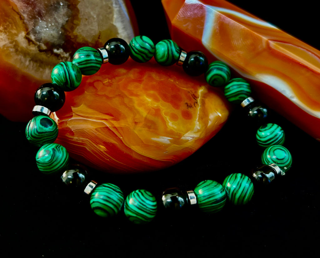 Corazón Collection Bohemian Mixed Metal Stretch Bracelet