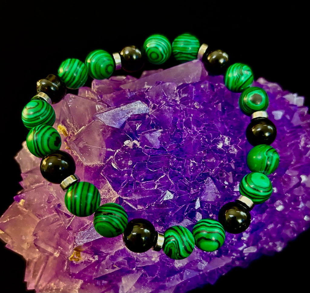 Corazón Collection Bohemian Mixed Metal Stretch Bracelet