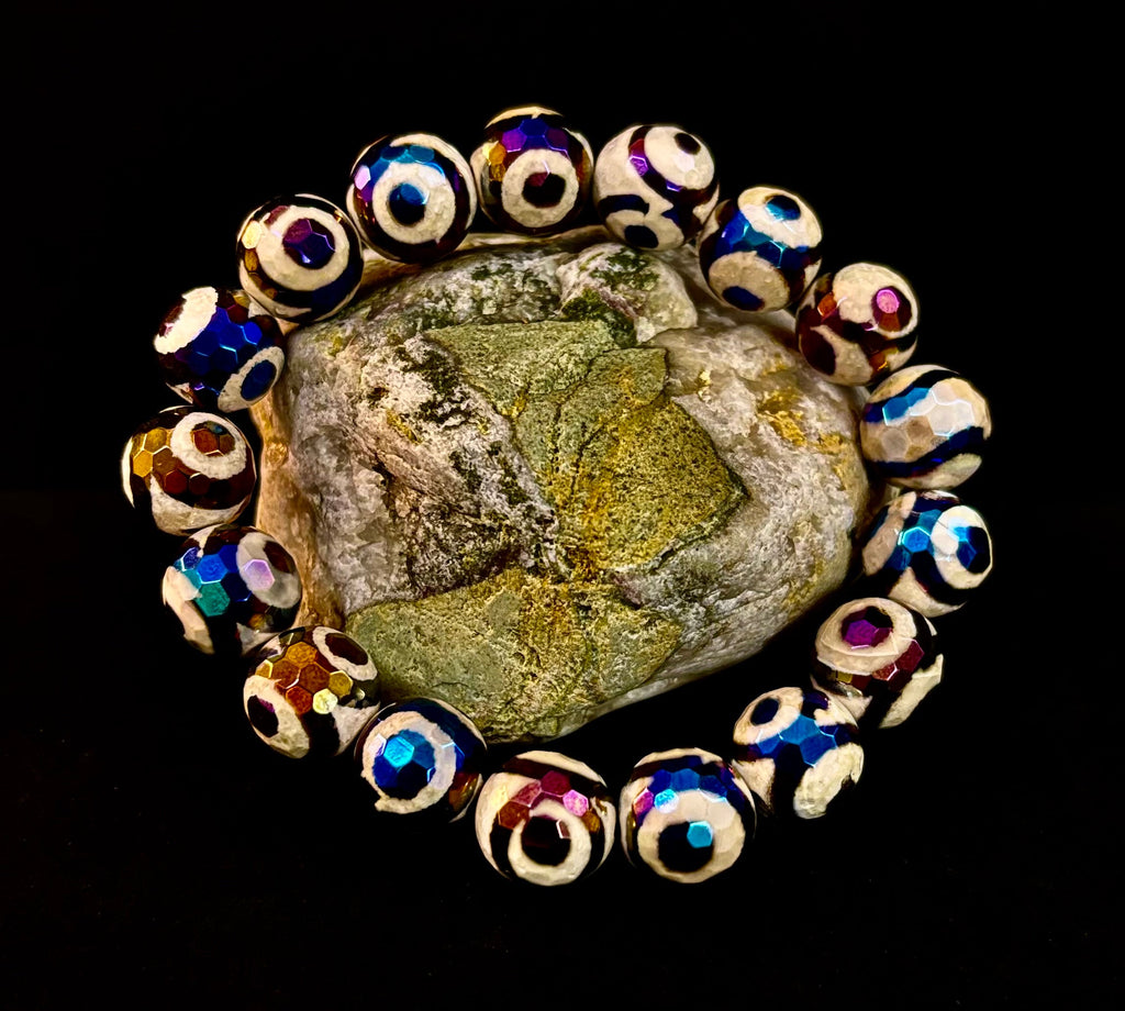 Corazón Collection Bohemian Mixed Metal Stretch Bracelet