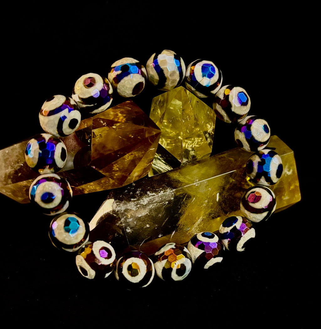 Corazón Collection Bohemian Mixed Metal Stretch Bracelet