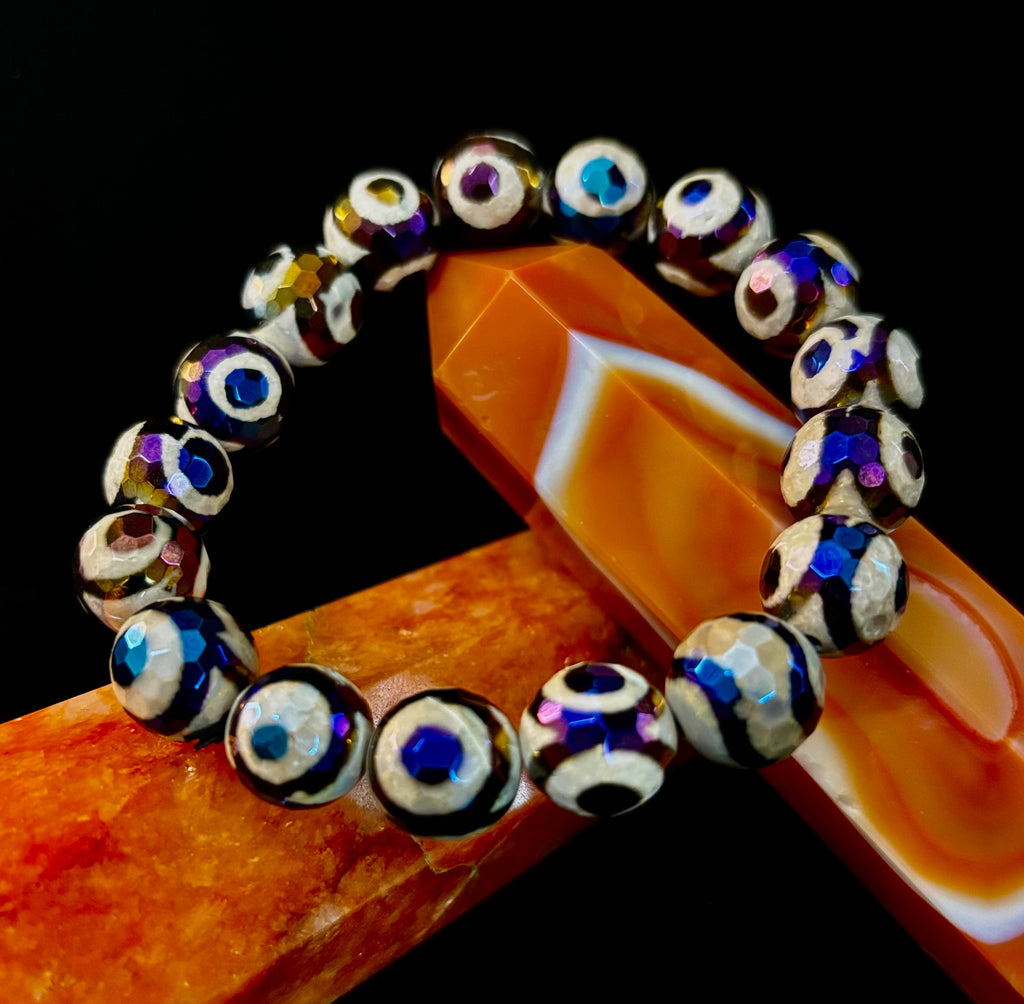 Corazón Collection Bohemian Mixed Metal Stretch Bracelet