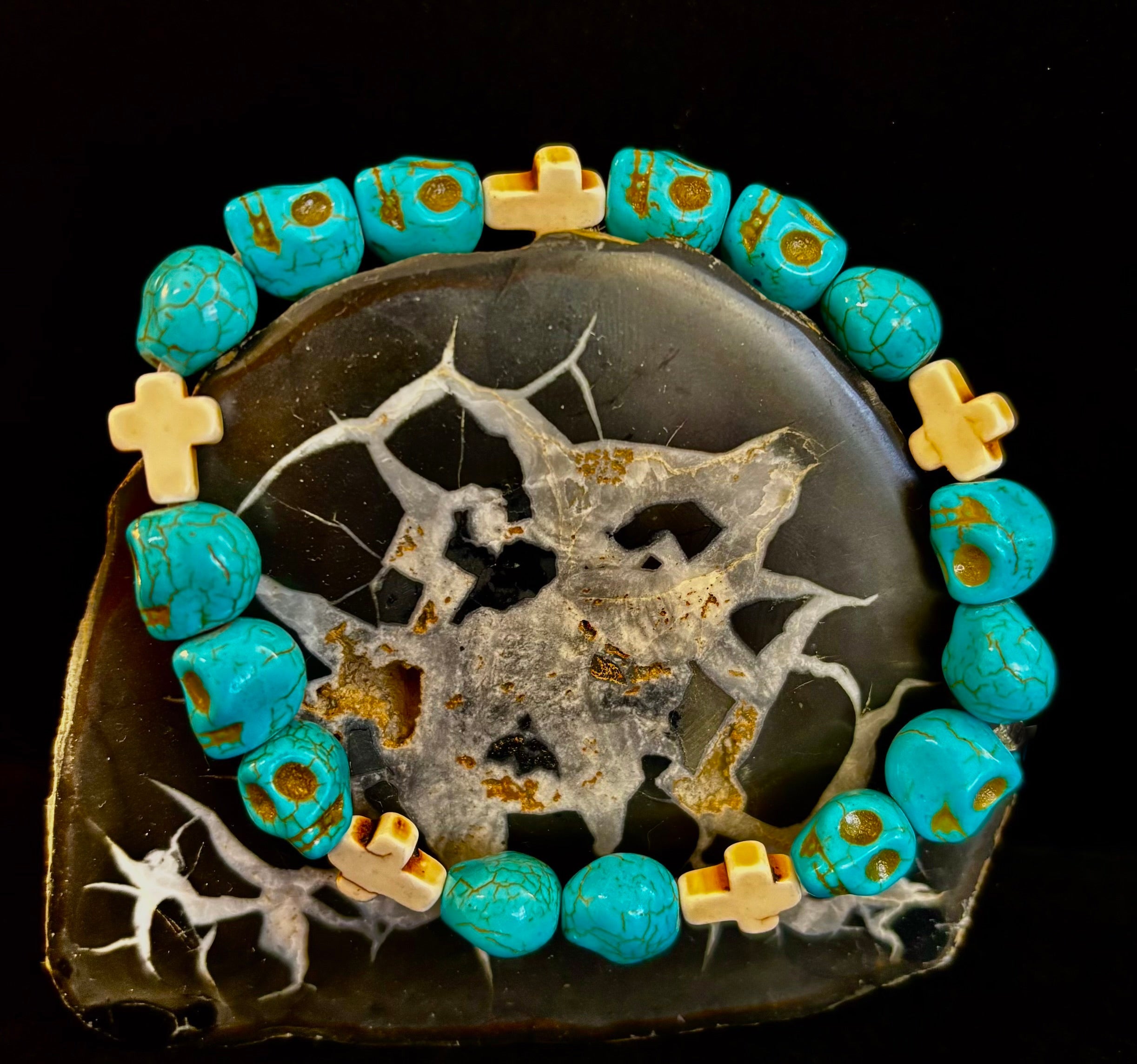 Corazón Collection Turquoise Agate Bohemian Bracelet