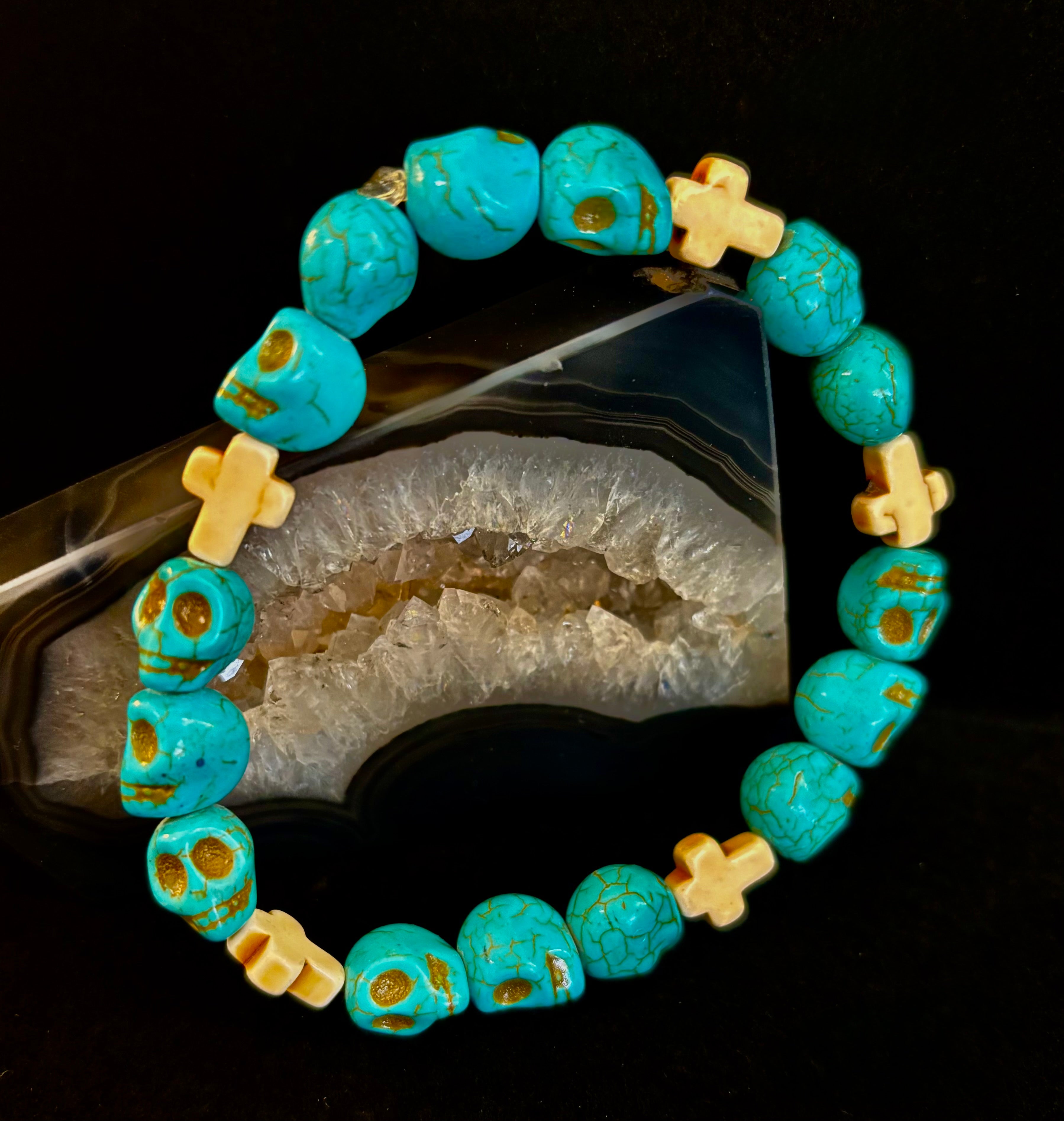 Corazón Collection Turquoise Agate Bohemian Bracelet
