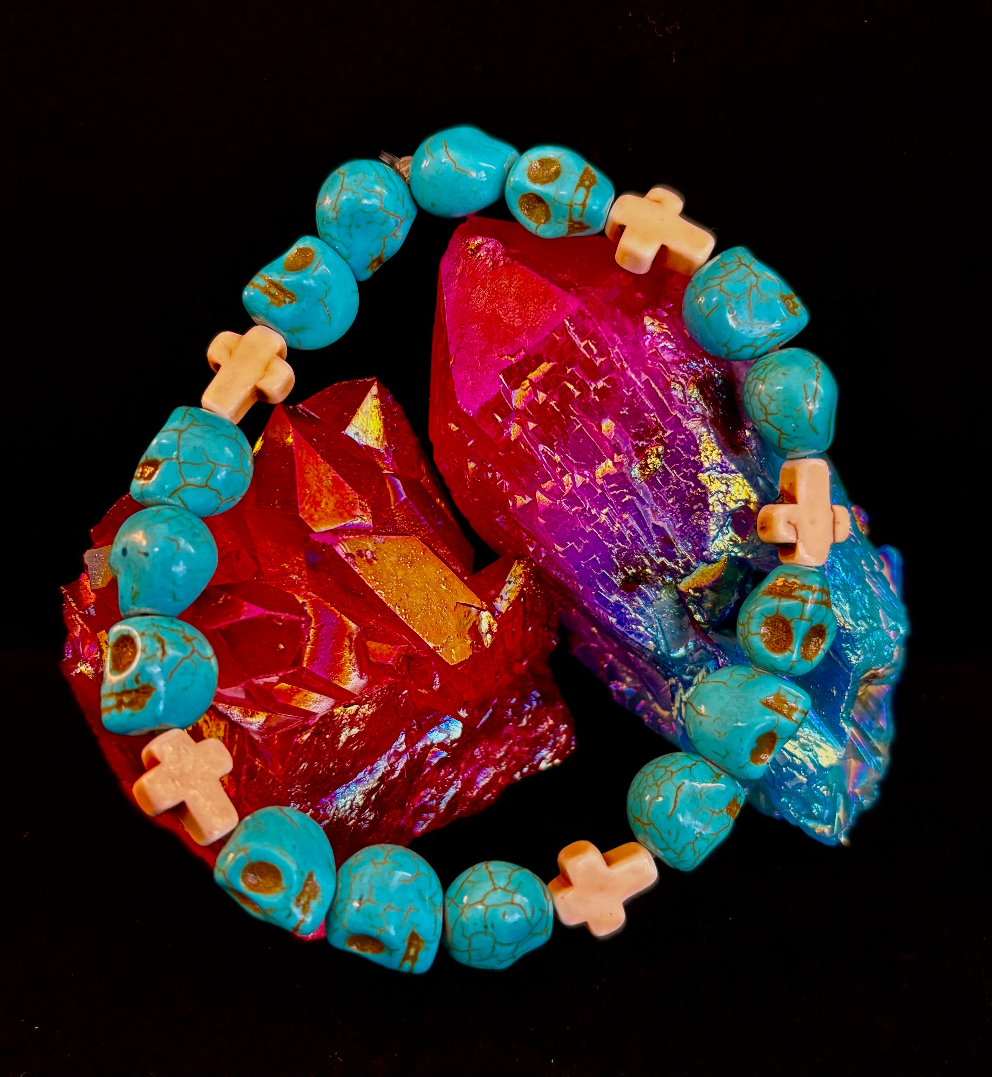 Corazón Collection Turquoise Agate Bohemian Bracelet