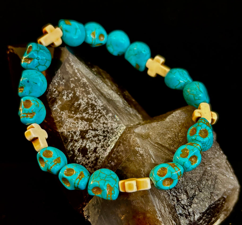 Corazón Collection Turquoise Agate Bohemian Bracelet