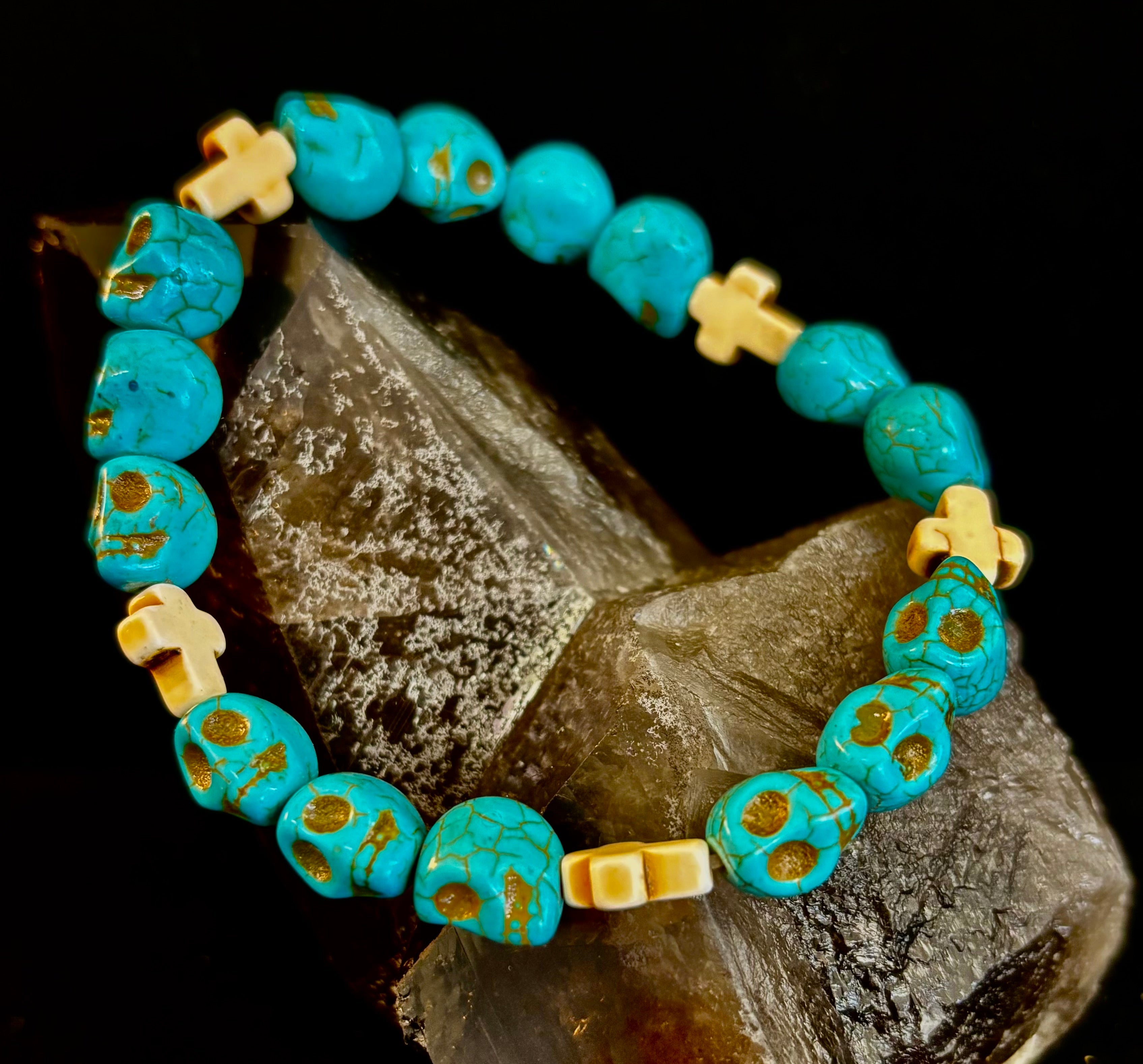 Corazón Collection Turquoise Agate Bohemian Bracelet