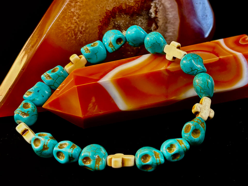 Corazón Collection Turquoise Agate Bohemian Bracelet