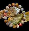 Mexican Agate Beaded Bracelet