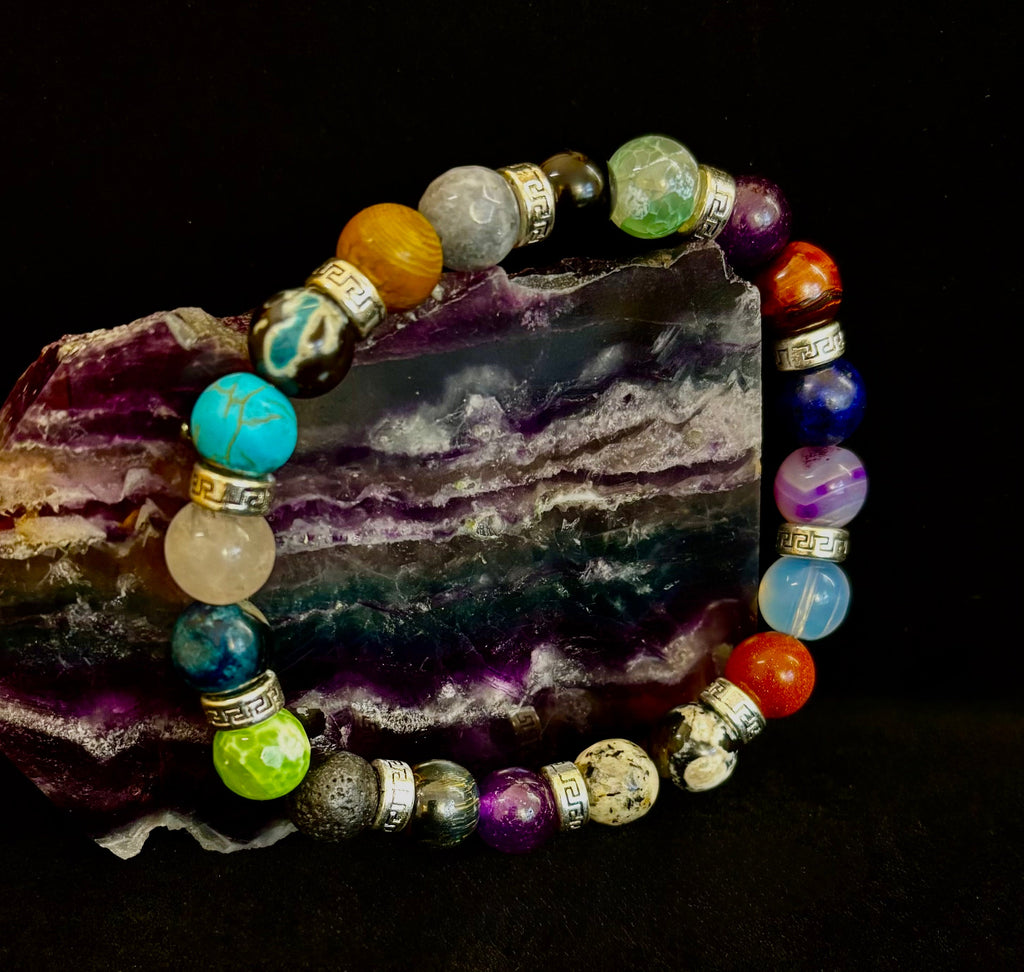 Corazón Collection Turquoise Agate Bohemian Bracelet