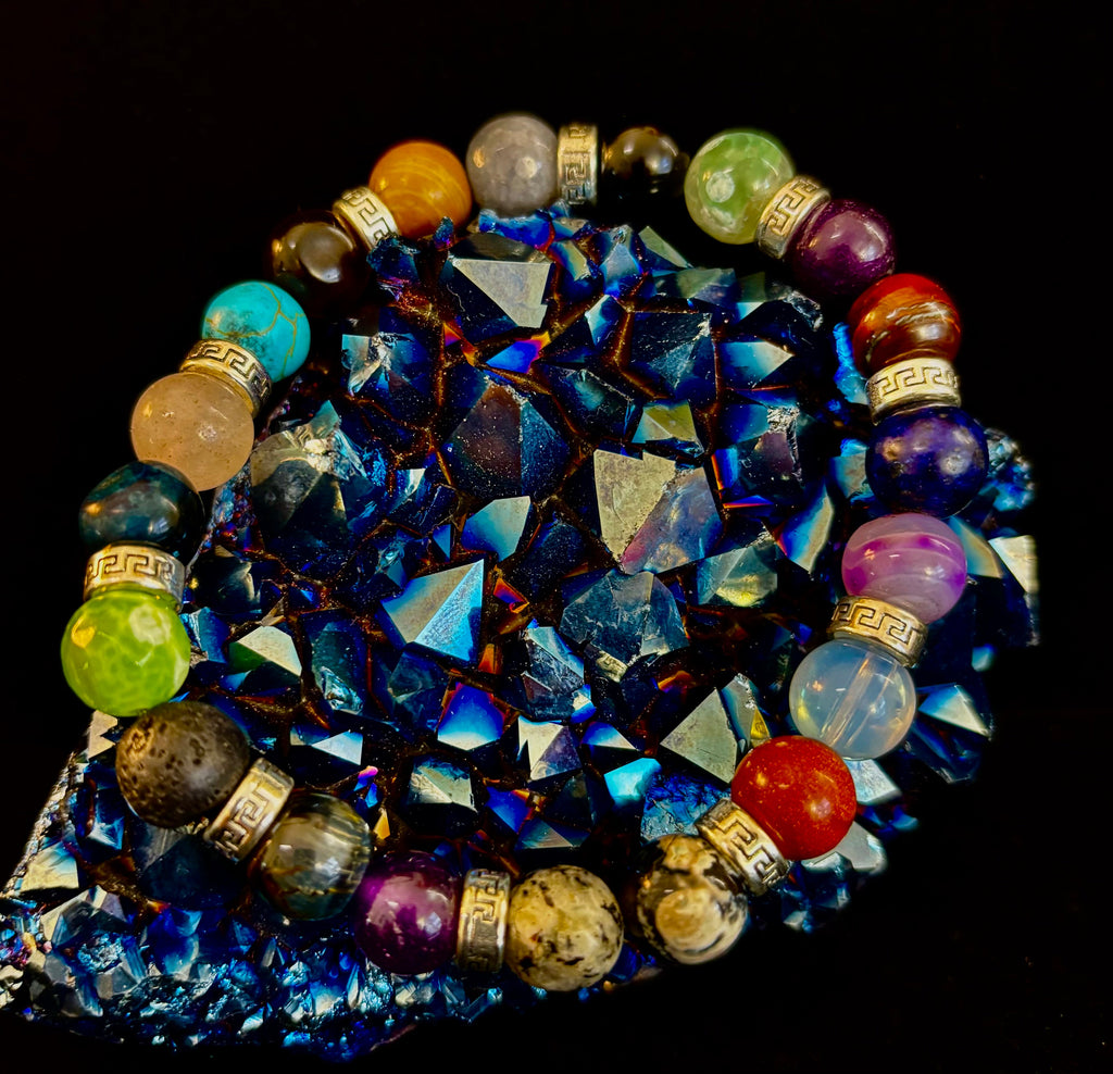 Corazón Collection Turquoise Agate Bohemian Bracelet