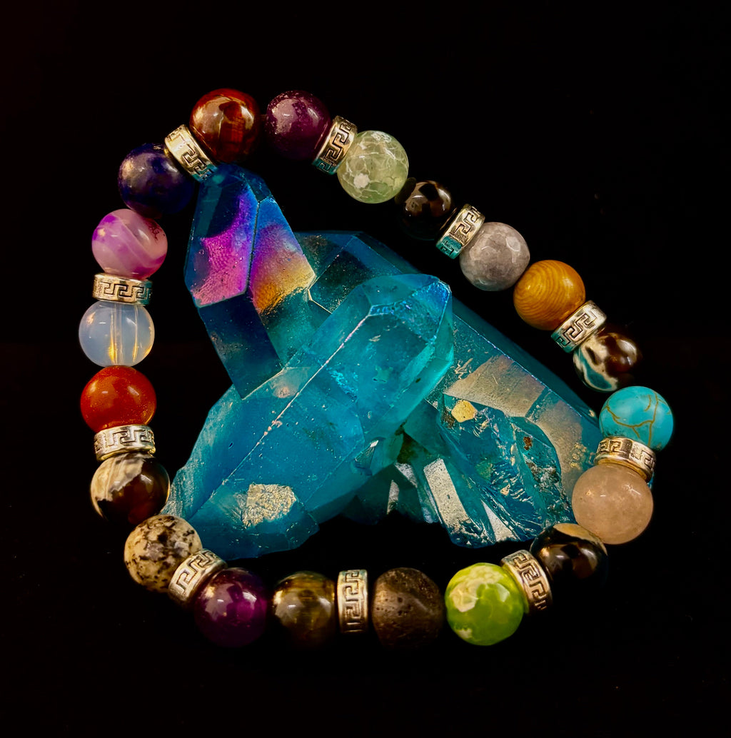 Corazón Collection Turquoise Agate Bohemian Bracelet