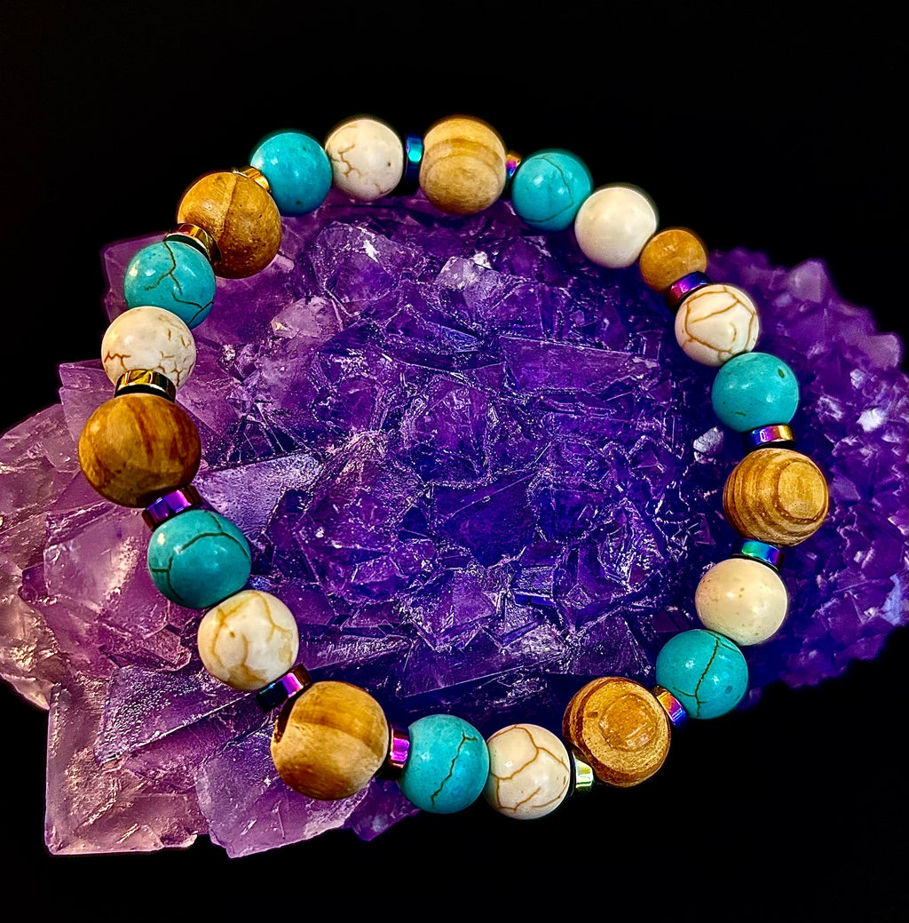 Corazón Collection Turquoise Agate Bohemian Bracelet