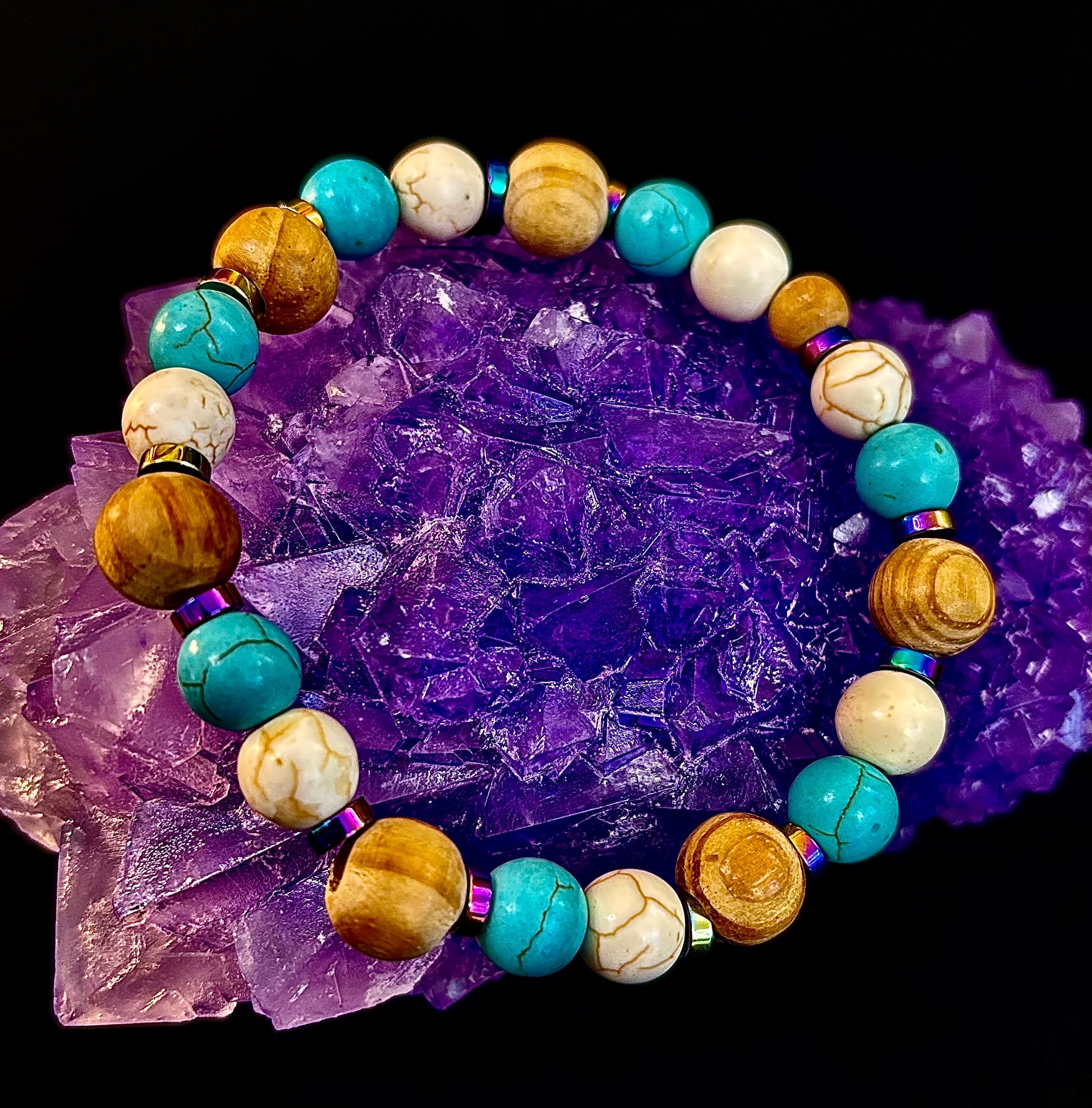 Corazón Collection Turquoise Agate Bohemian Bracelet