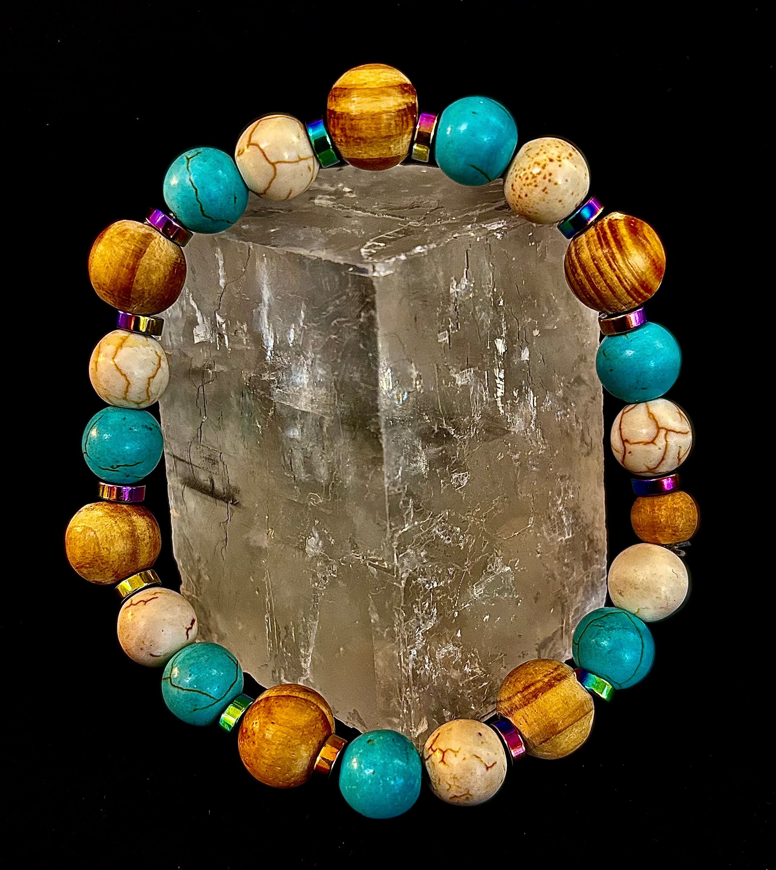 Corazón Collection Turquoise Agate Bohemian Bracelet