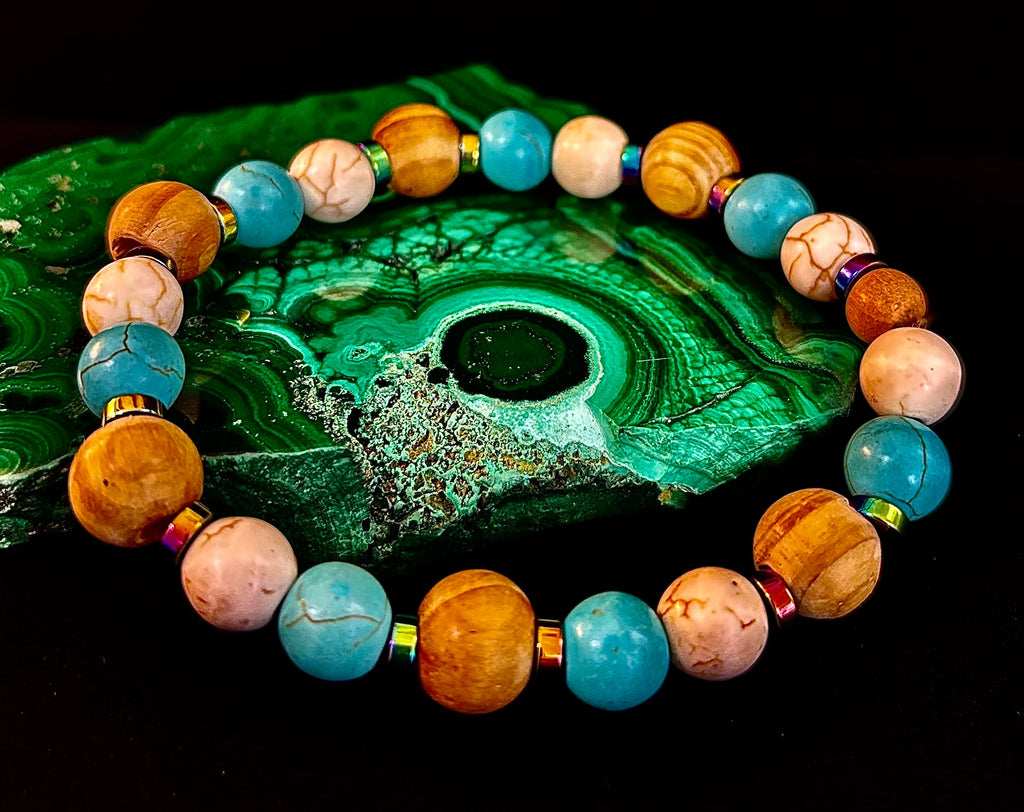 Corazón Collection Turquoise Agate Bohemian Bracelet