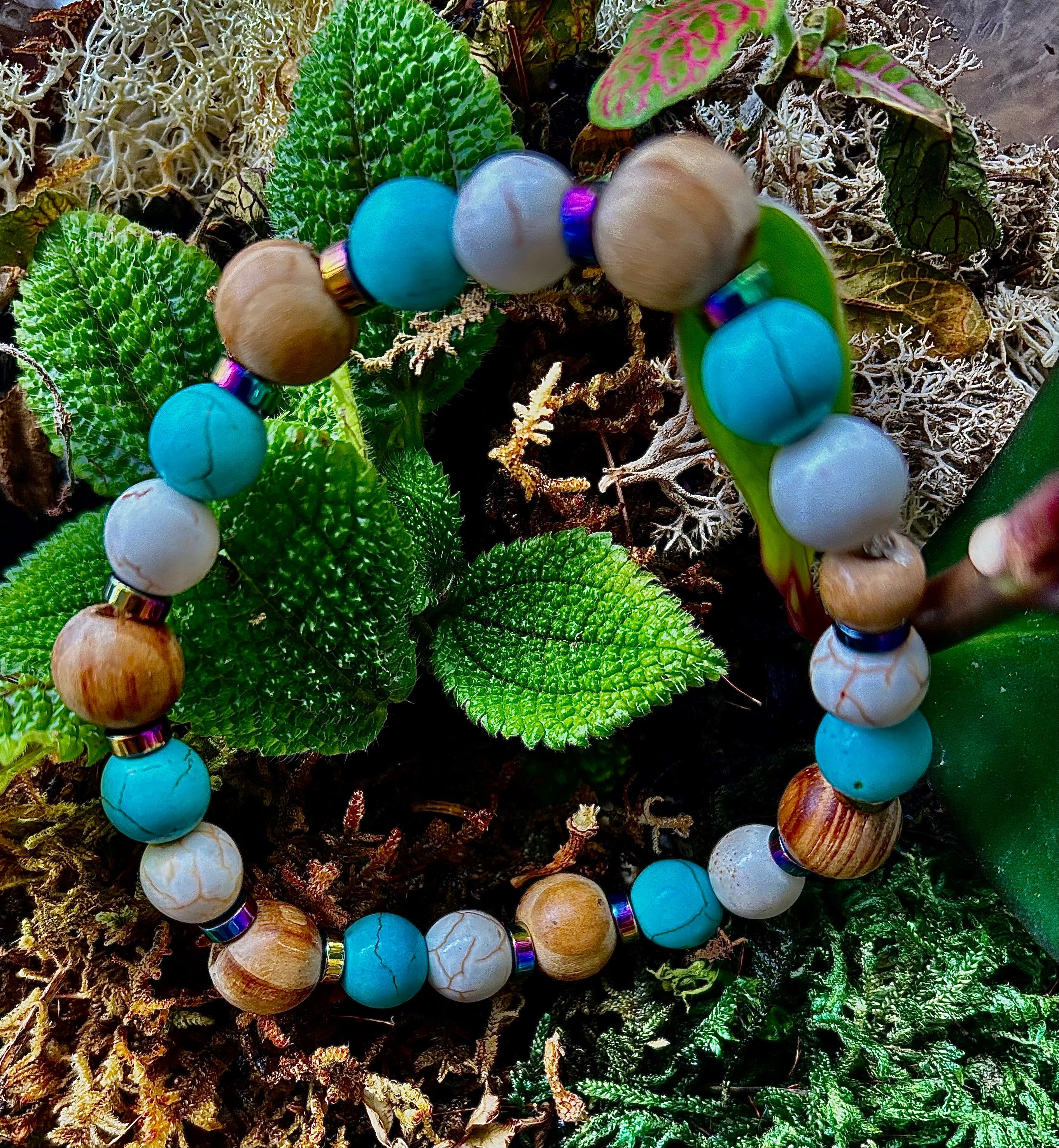 Corazón Collection Turquoise Agate Bohemian Bracelet