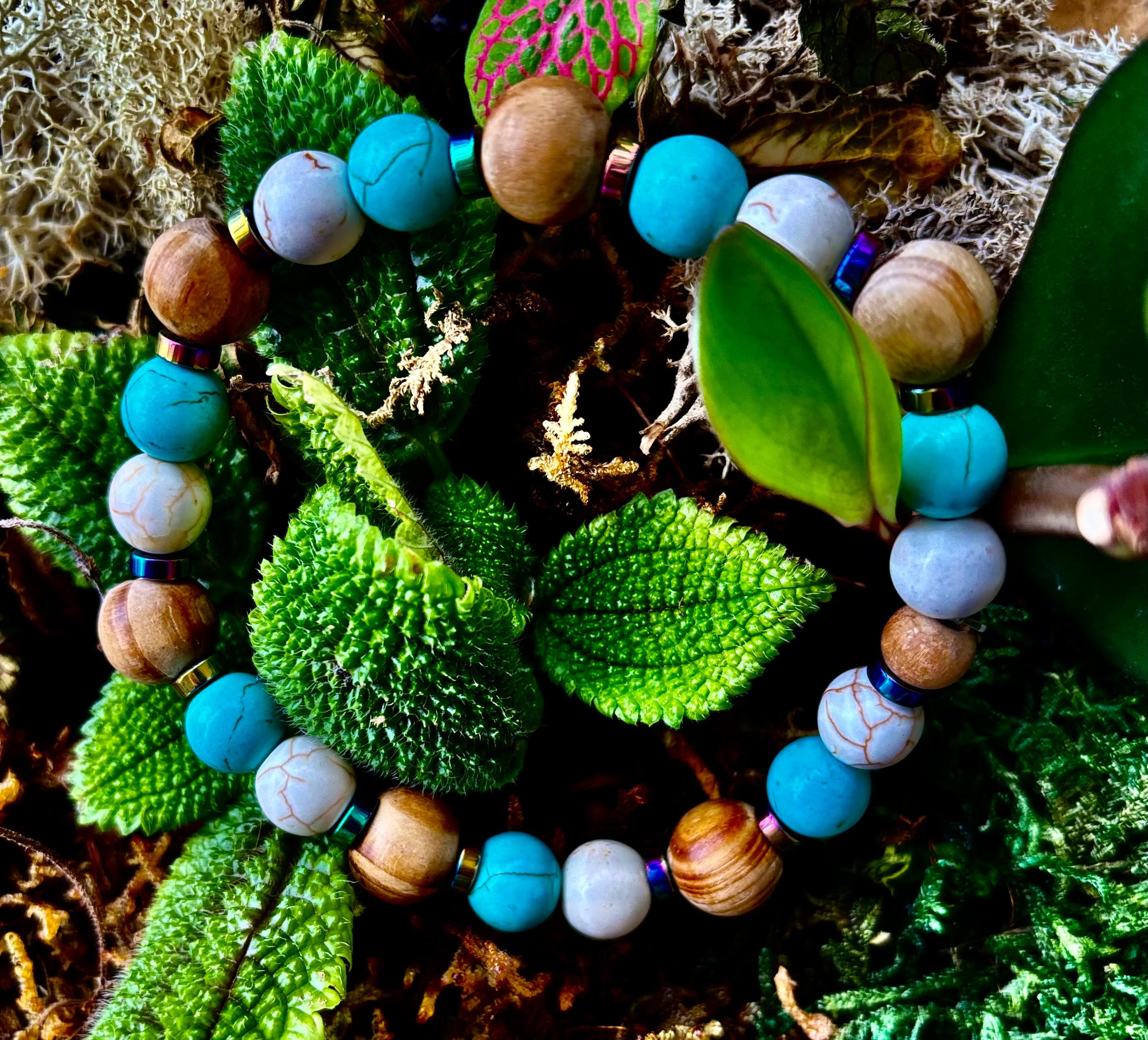 Corazón Collection Turquoise Agate Bohemian Bracelet