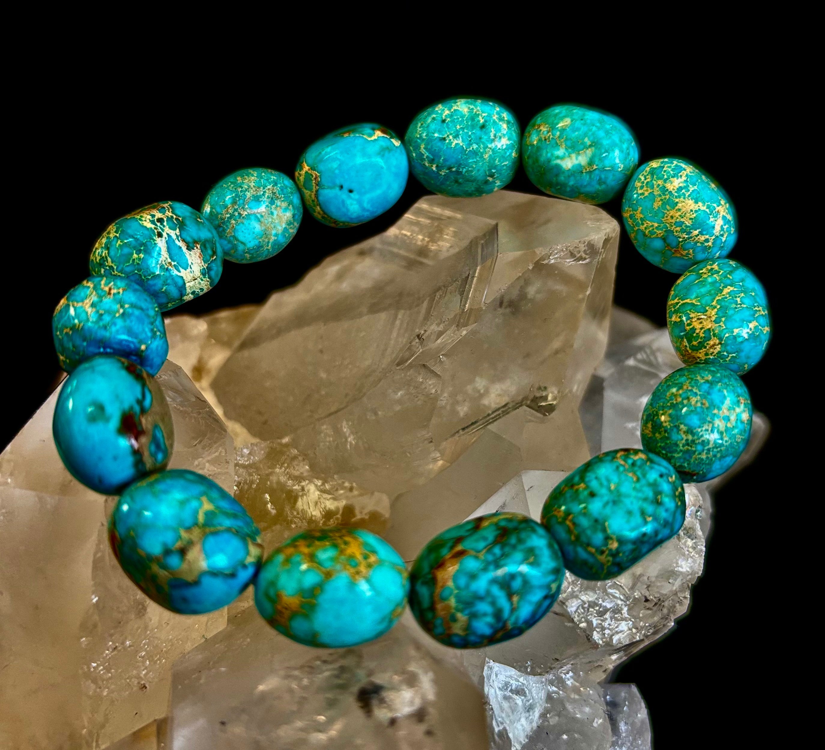 Imperial Jasper Nugget Stretch Bracelet