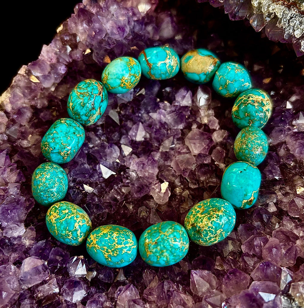 Imperial Jasper Nugget Stretch Bracelet