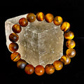 10mm Matte Tiger's Eye Stretch Bracelet