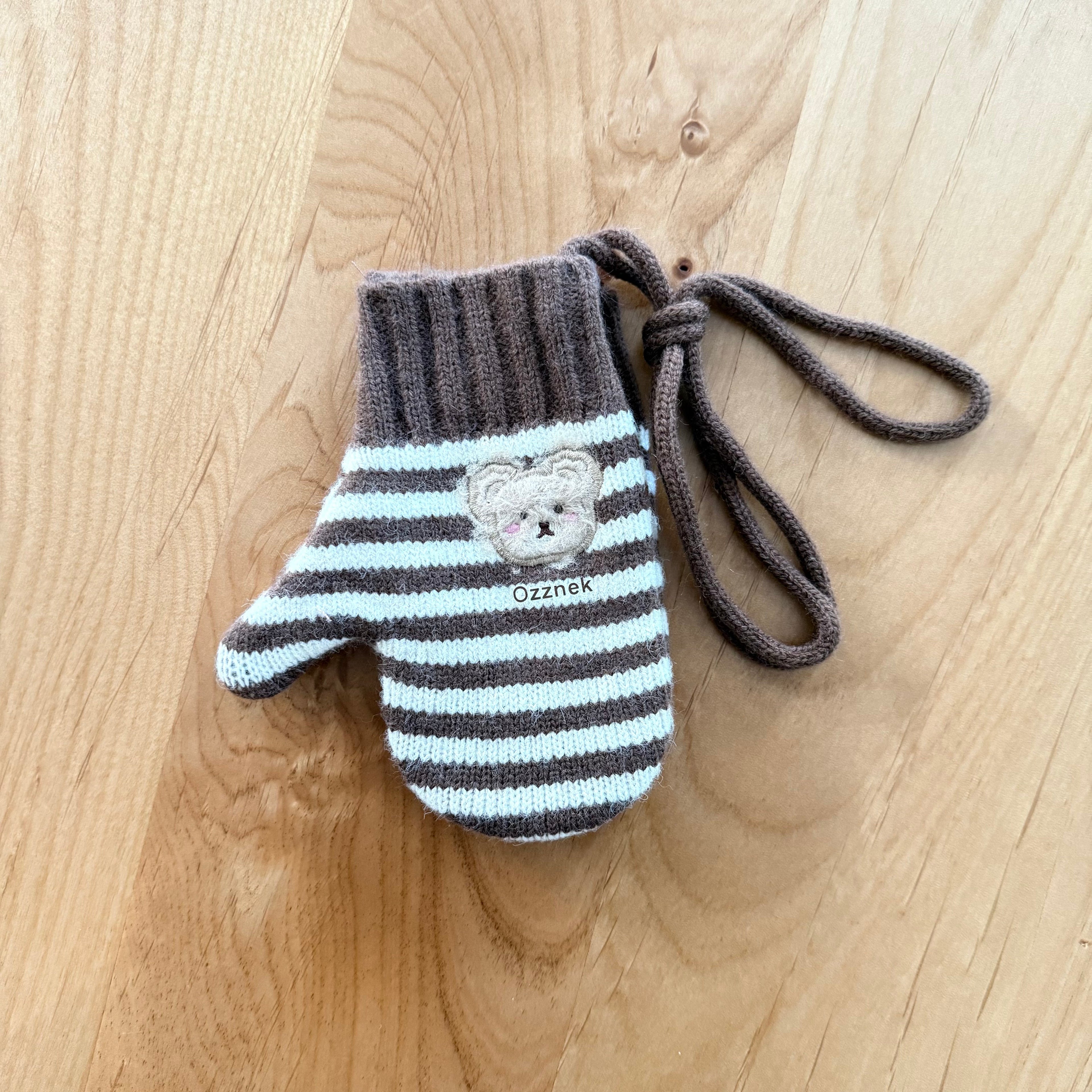 Kids Winter Gloves with String Connector – Warm & Soft