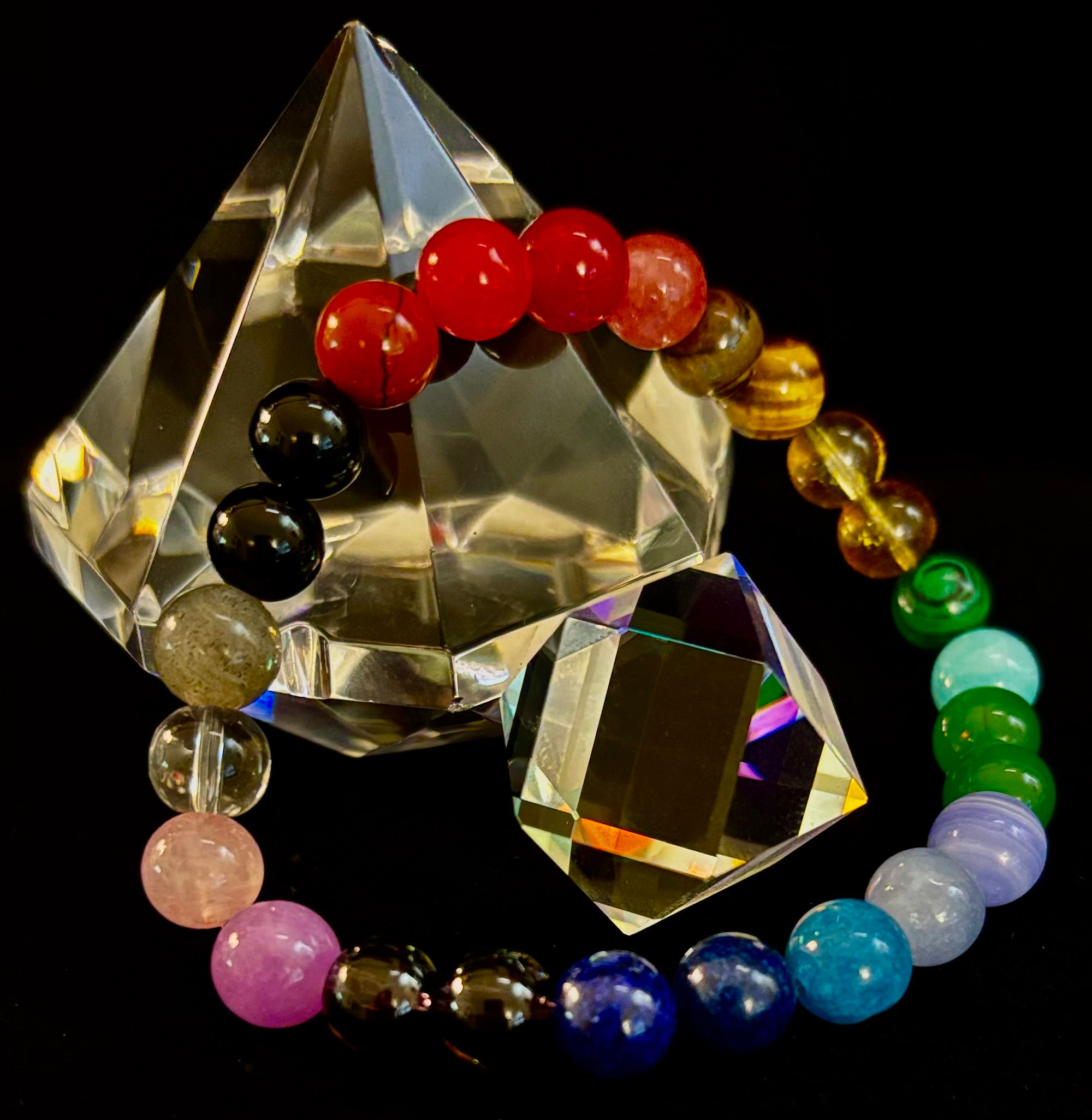 Bohemian Chakra Healing Bracelet – Energy Balance, Spiritual Wellness & Free-Spirited Style