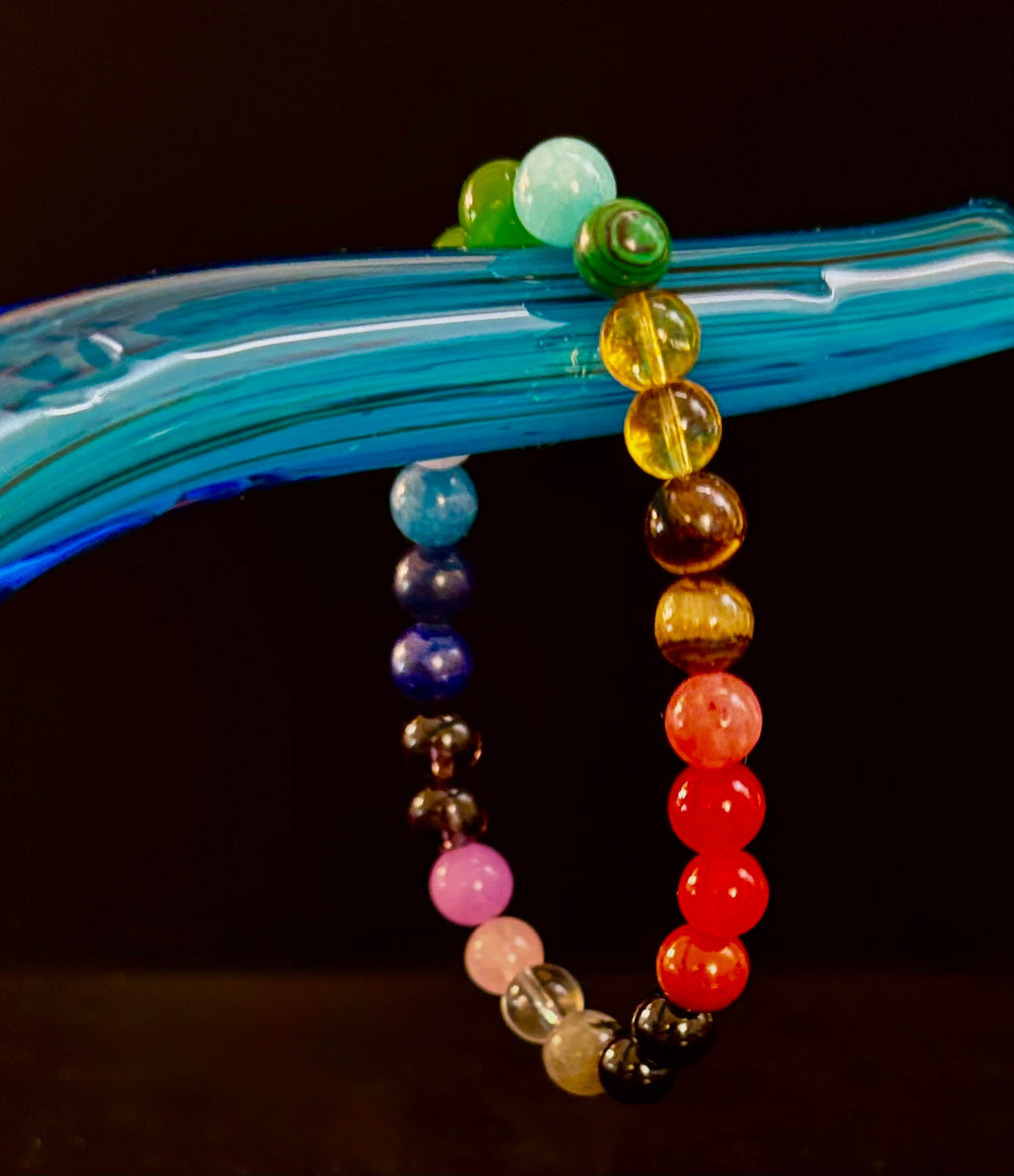 Bohemian Chakra Healing Bracelet – Energy Balance, Spiritual Wellness & Free-Spirited Style