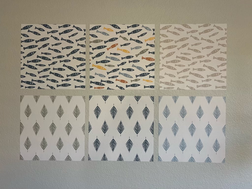 Skipper Coastal Wallpaper in Blue, White, and Beige