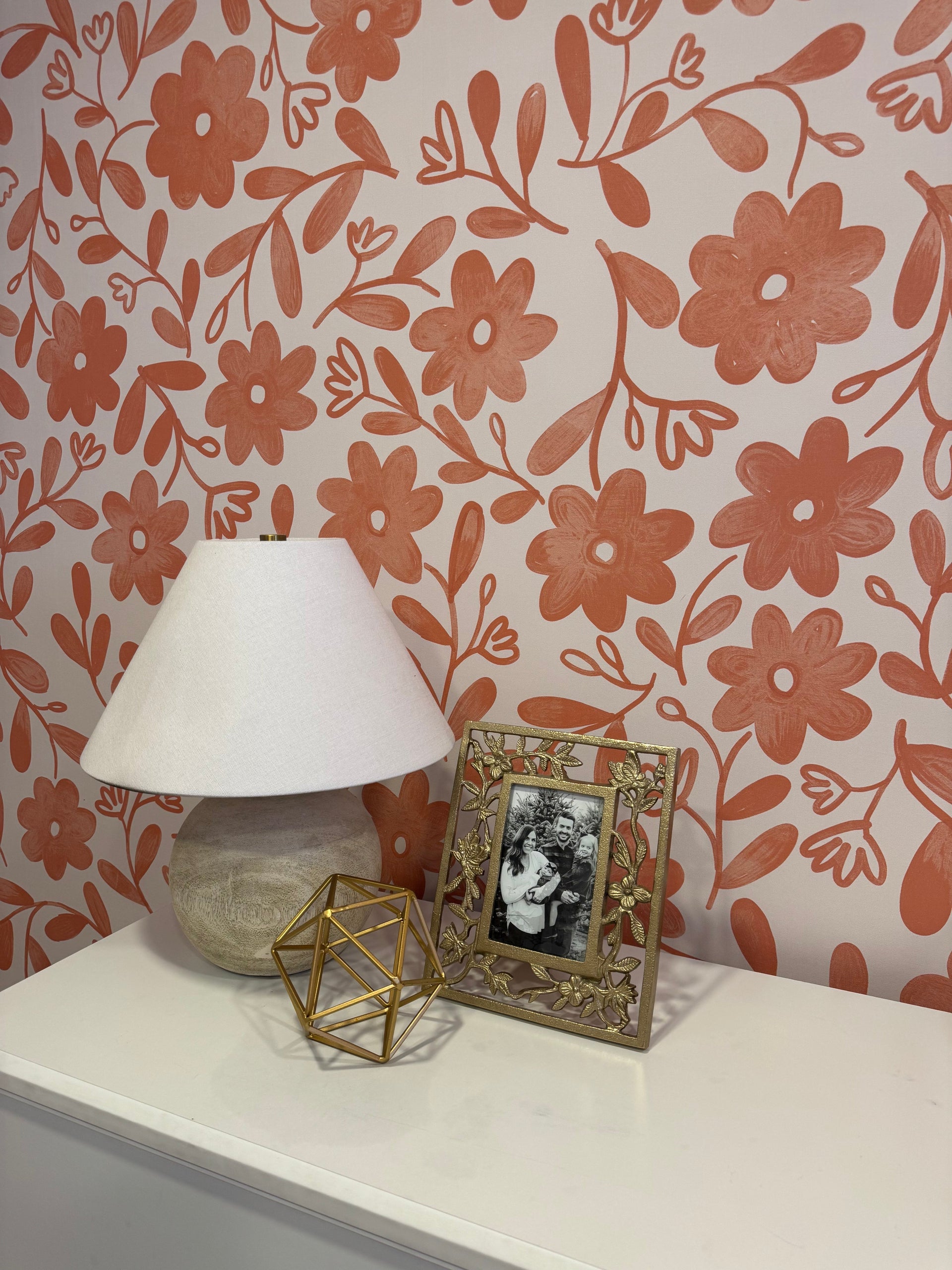 Markie Floral Bohemian Wallpaper by Christy Beasley