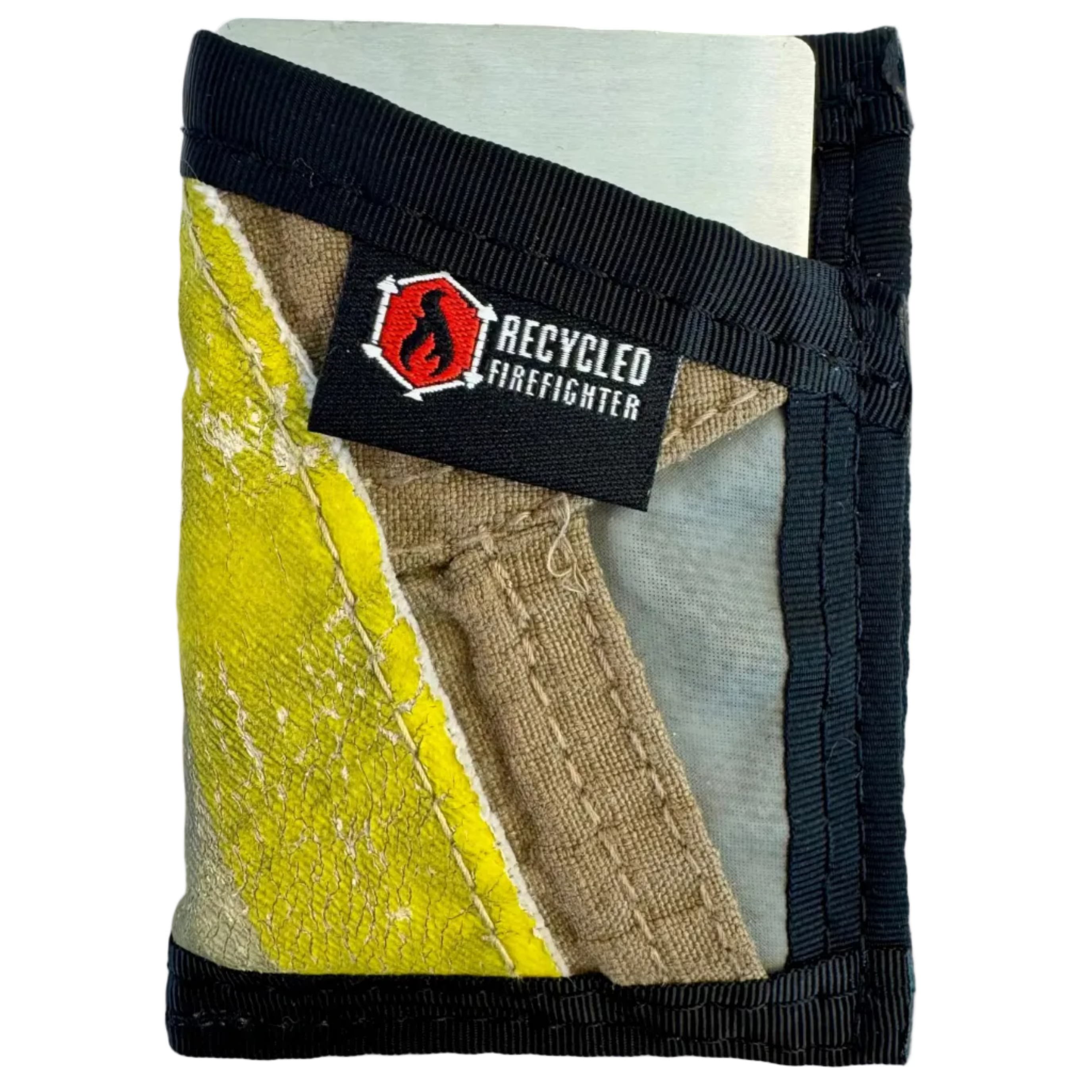 Minimalist Bunker Gear Front Pocket Wallet - Tan, Black, Red