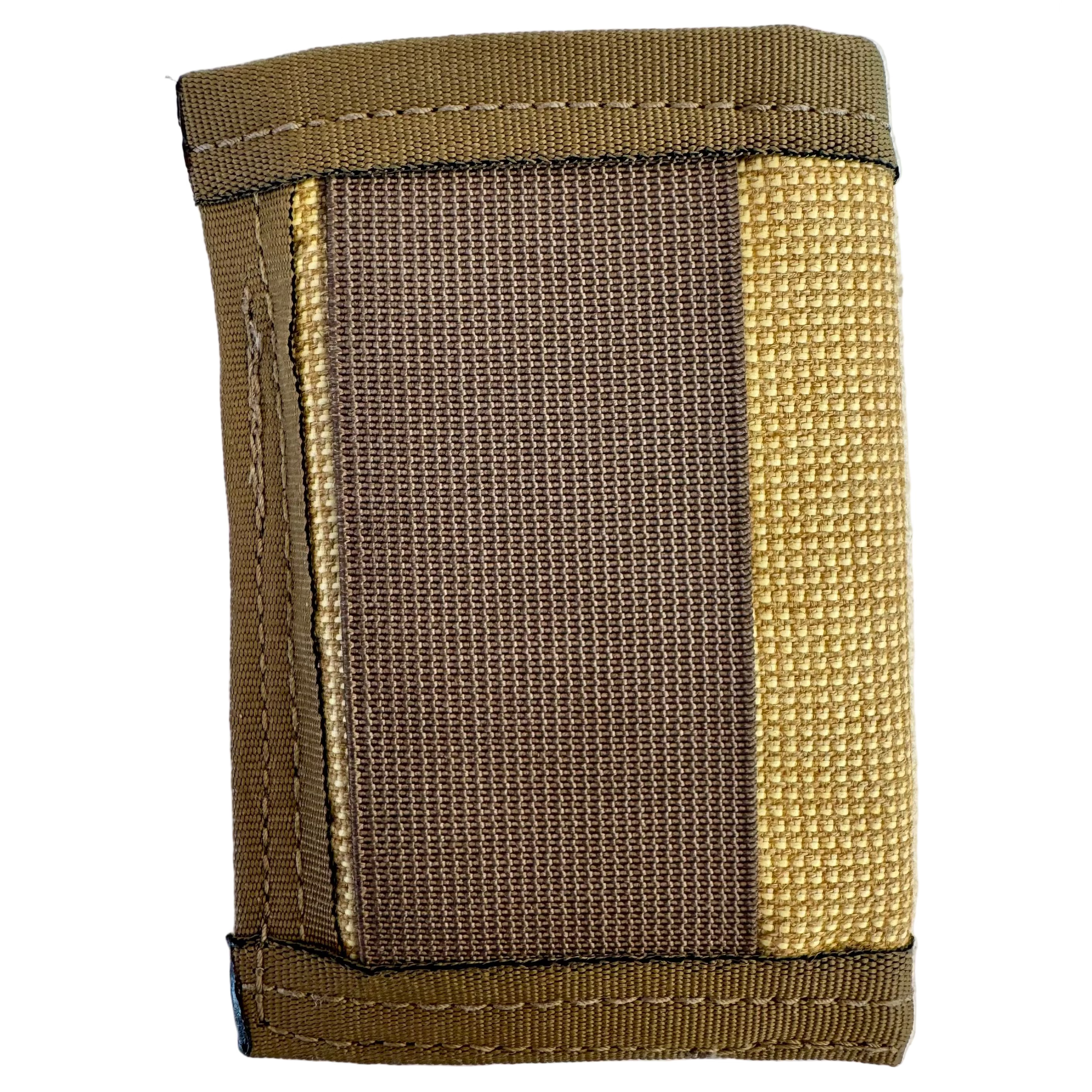 Minimalist Bunker Gear Front Pocket Wallet - Tan, Black, Red