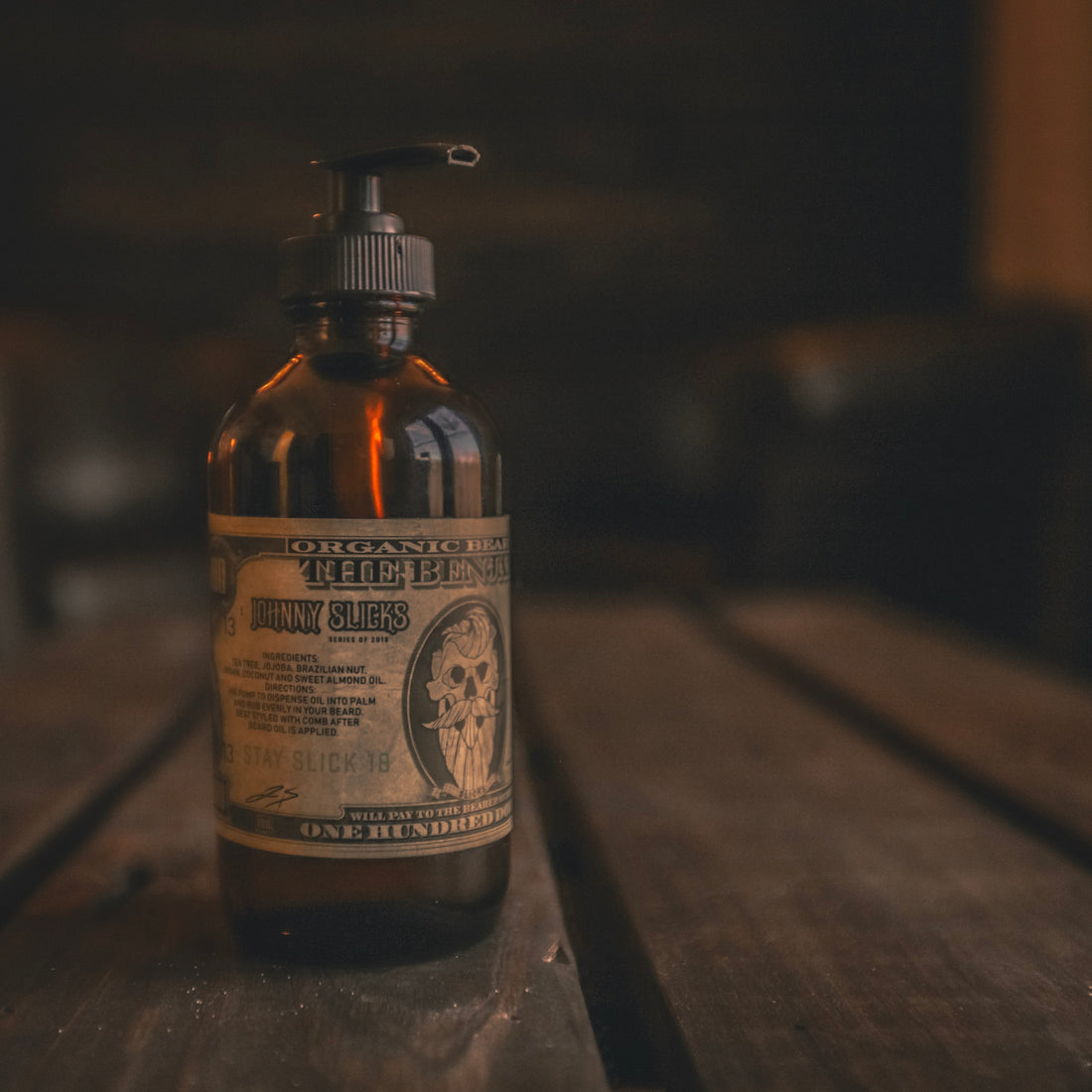 The Benjamin Organic Beard Oil 8oz Moisturizing Grooming Treatment - Image 2