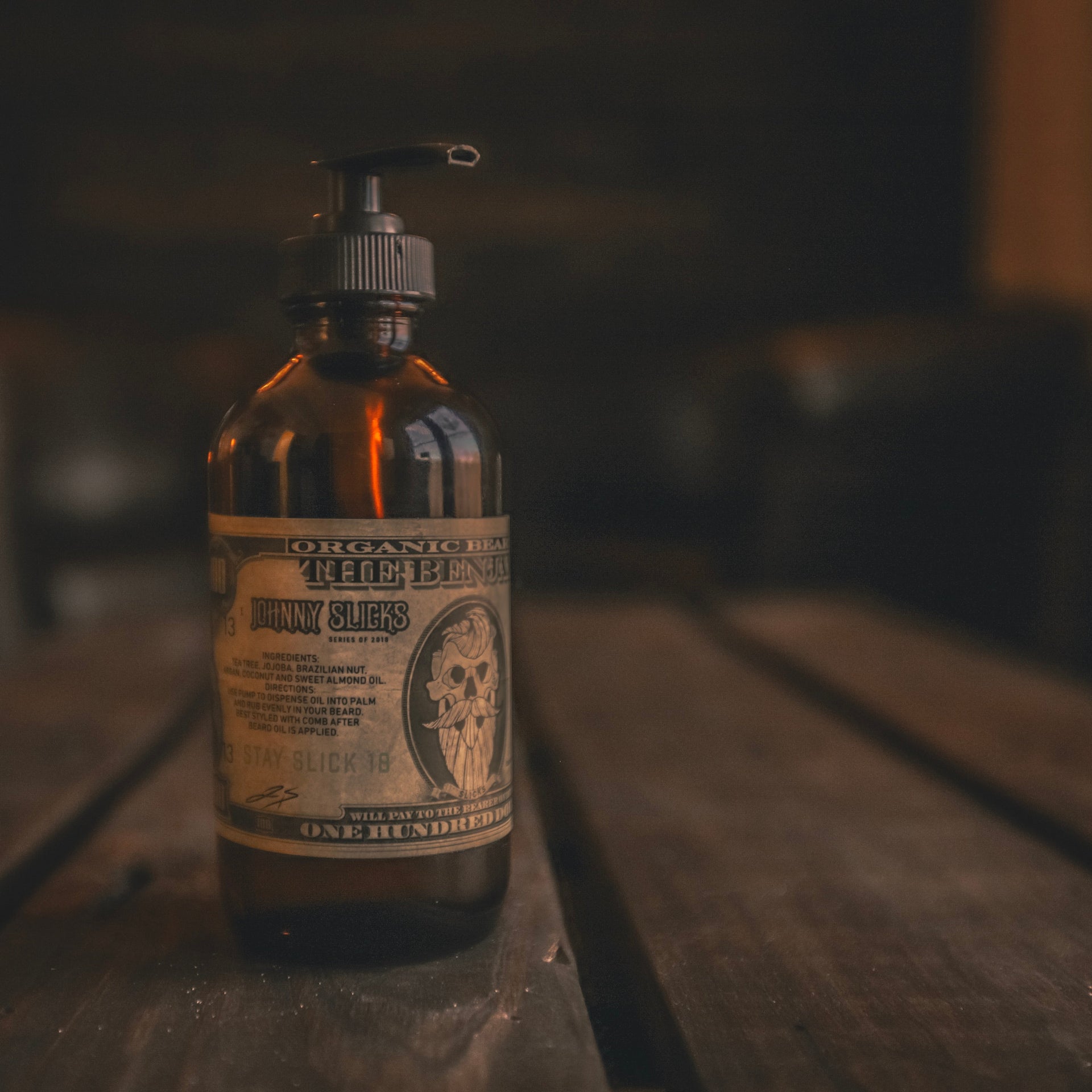 The Benjamin Organic Beard Oil 8oz Moisturizing Grooming Treatment - Image 2