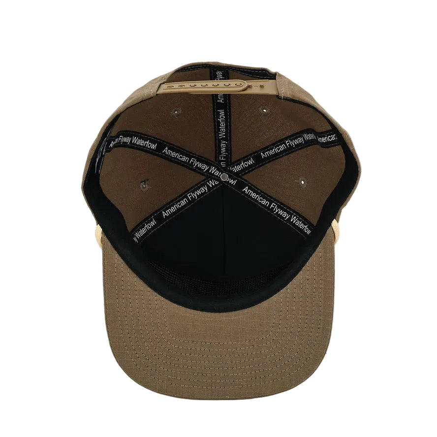 Flying Wood Duck Brown RipStop Hat